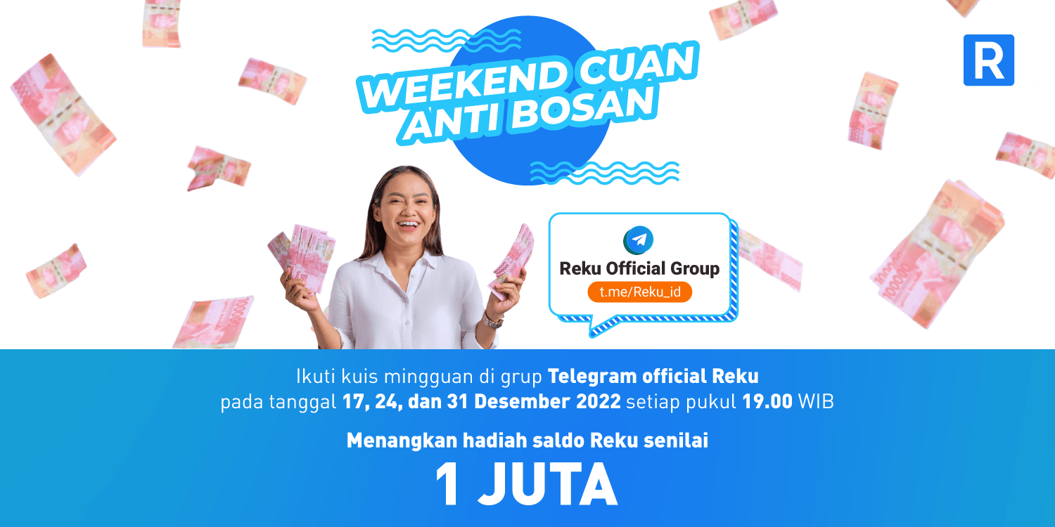 Weekend Cuan anti Bosan bareng Komunitas Reku di Telegram