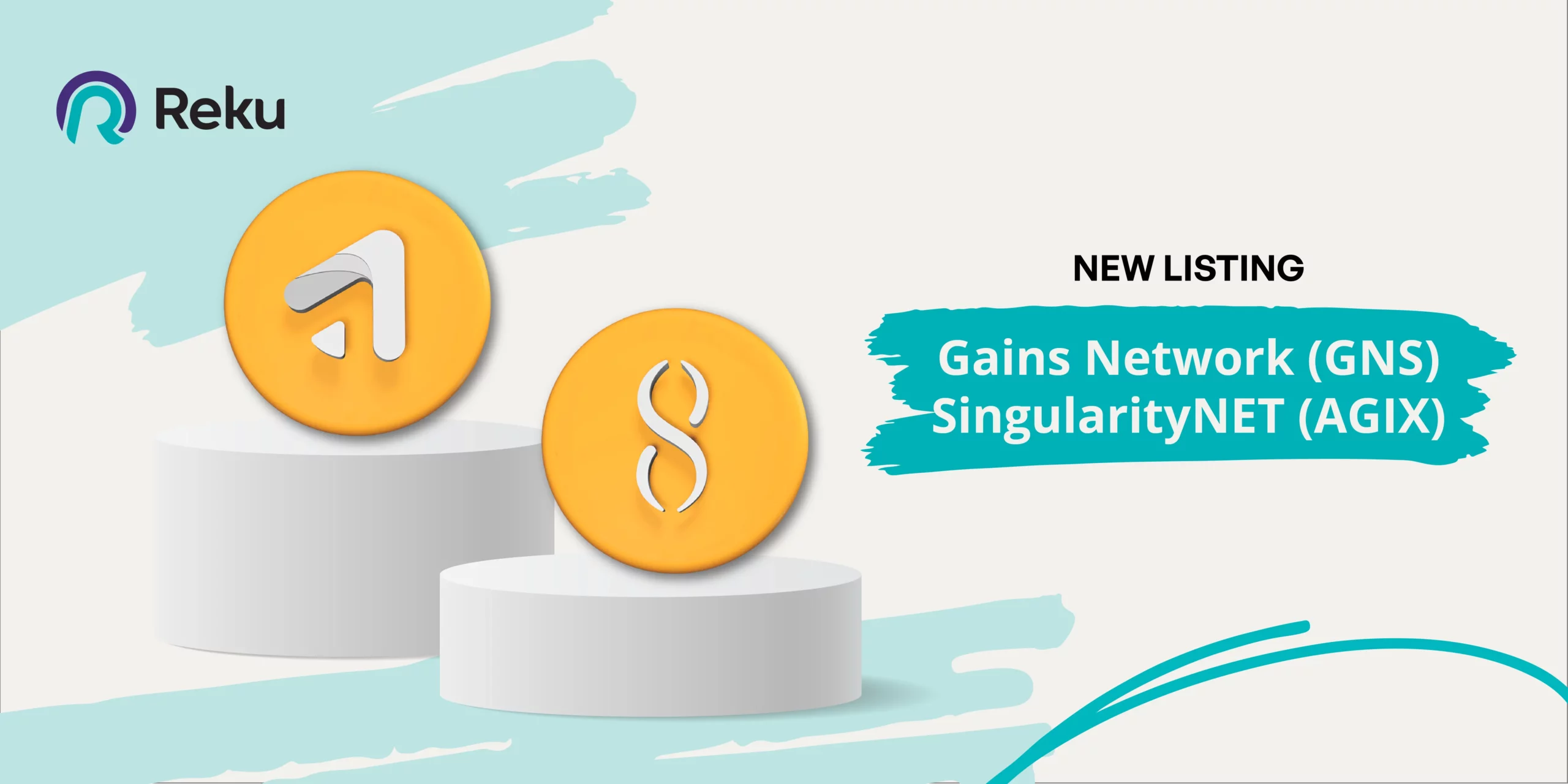 Gains Network (GNS) dan SingularityNET (AGIX) Sudah Dapat Diperjualbelikan di Reku!