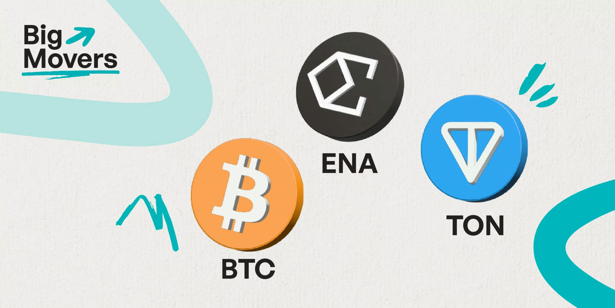 Kenaikan Signifikan Bitcoin (BTC), Ethena (ENA), dan Toncoin (TON), Apa Penyebabnya?