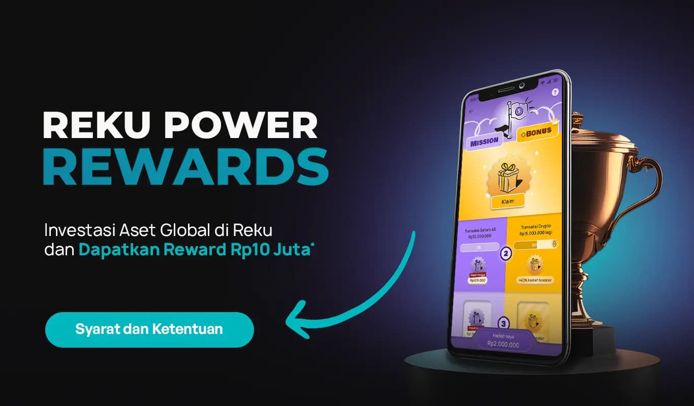 Reward Untuk Pengguna Baru Saham AS di Aplikasi Reku
