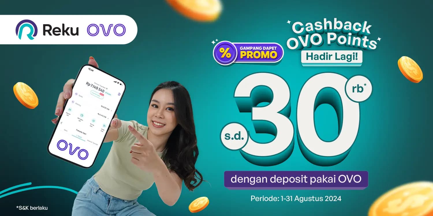 Cashback OVO s.d 30rb Hadir Lagi!