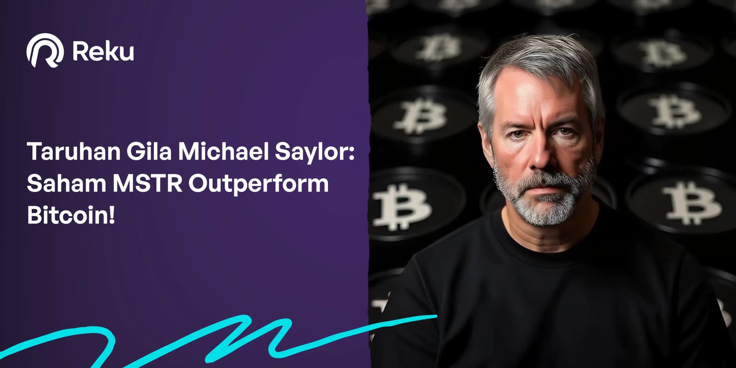 Taruhan Gila Michael Saylor: Saham MSTR Outperform Bitcoin!