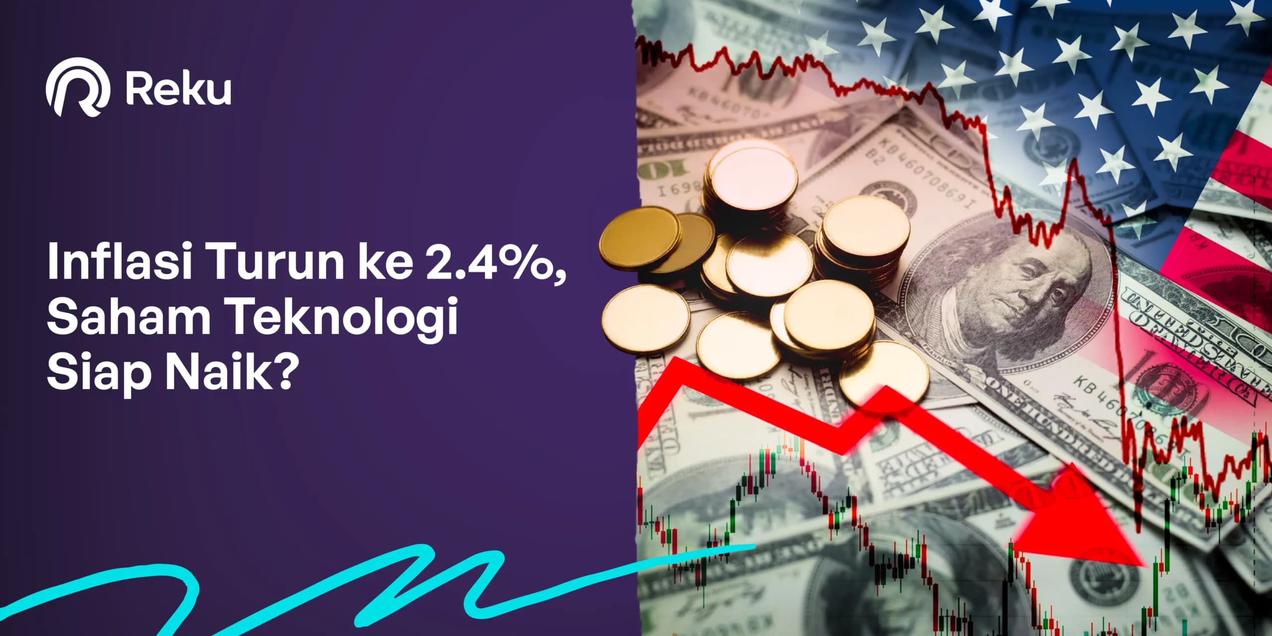Inflasi Amerika Turun 2.4%, Akankah Saham Teknologi Naik?