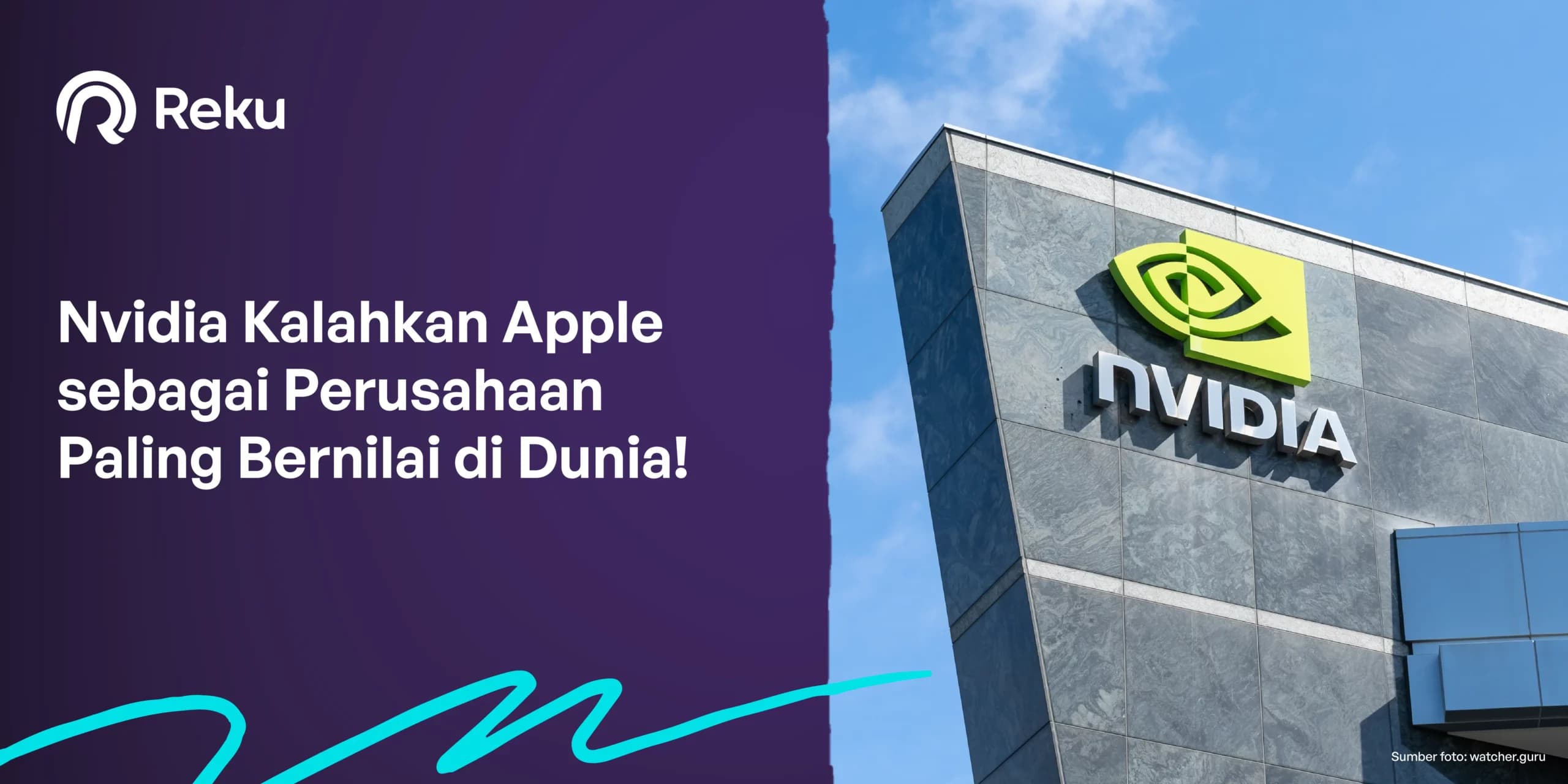 Nvidia Kalahkan Apple sebagai Perusahaan Paling Bernilai di Dunia!