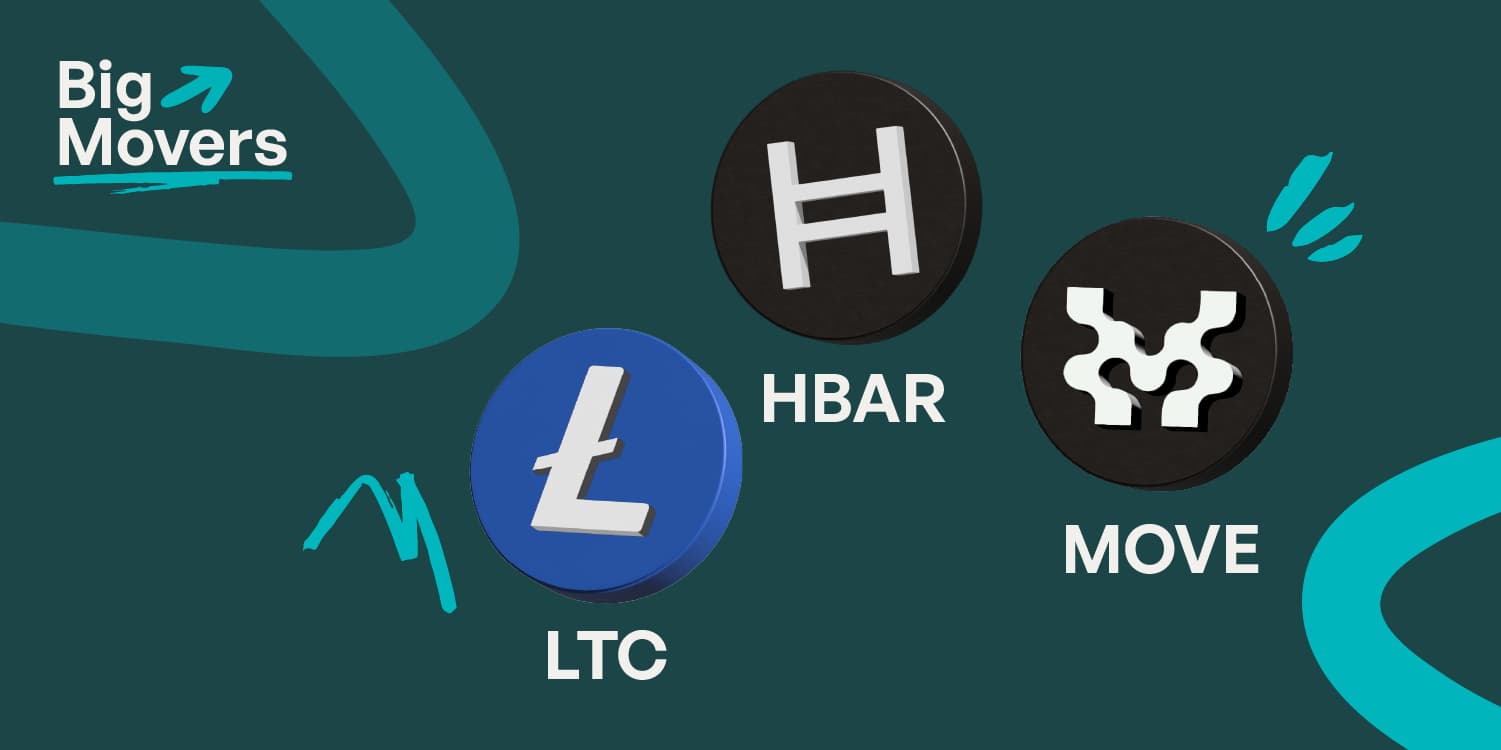 Harga LTC, MOVE, dan HBAR Tetap Kuat Ditengah Koreksi Bitcoin