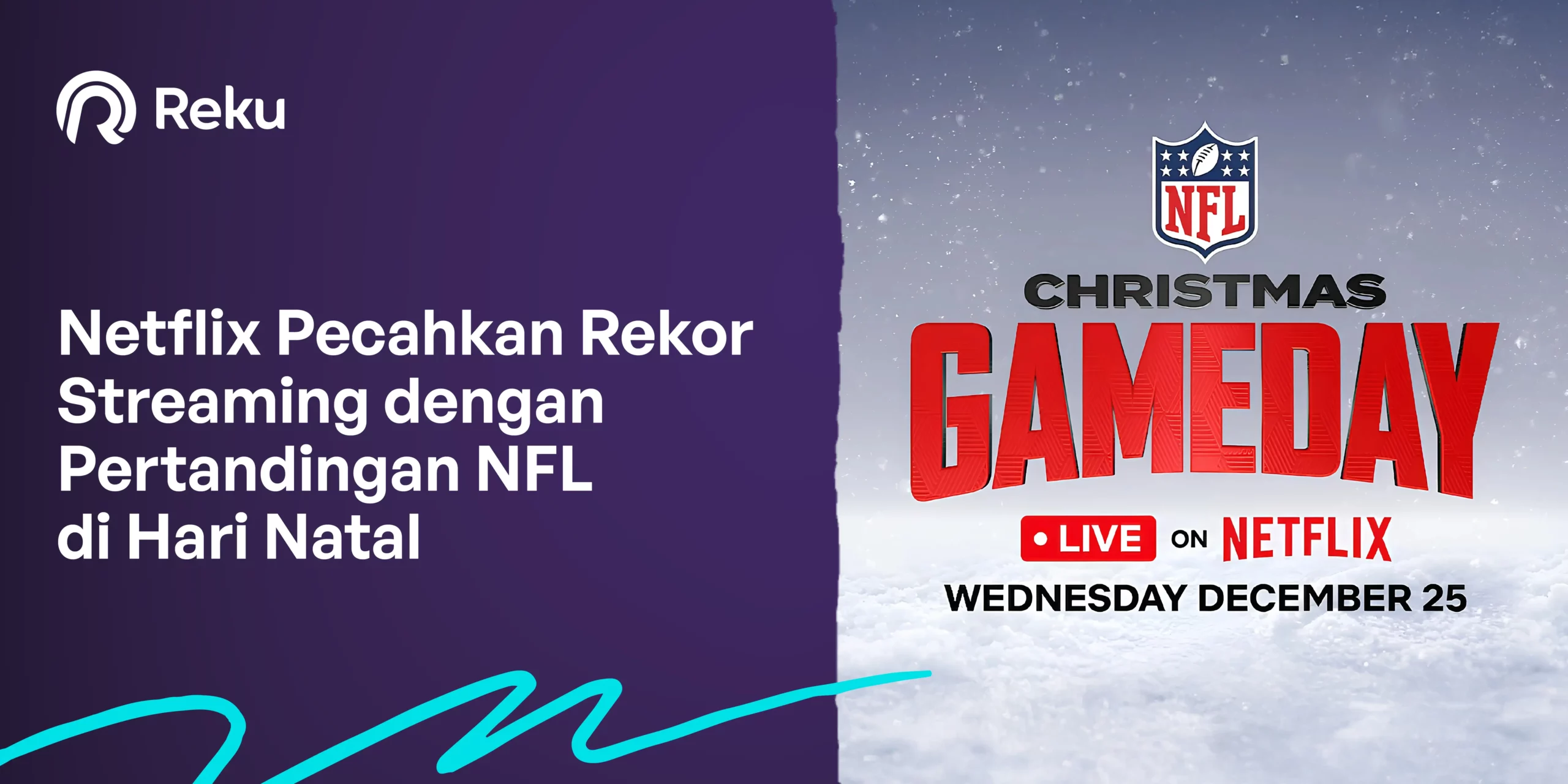 Netflix Pecahkan Rekor Streaming dengan Pertandingan NFL di Hari Natal