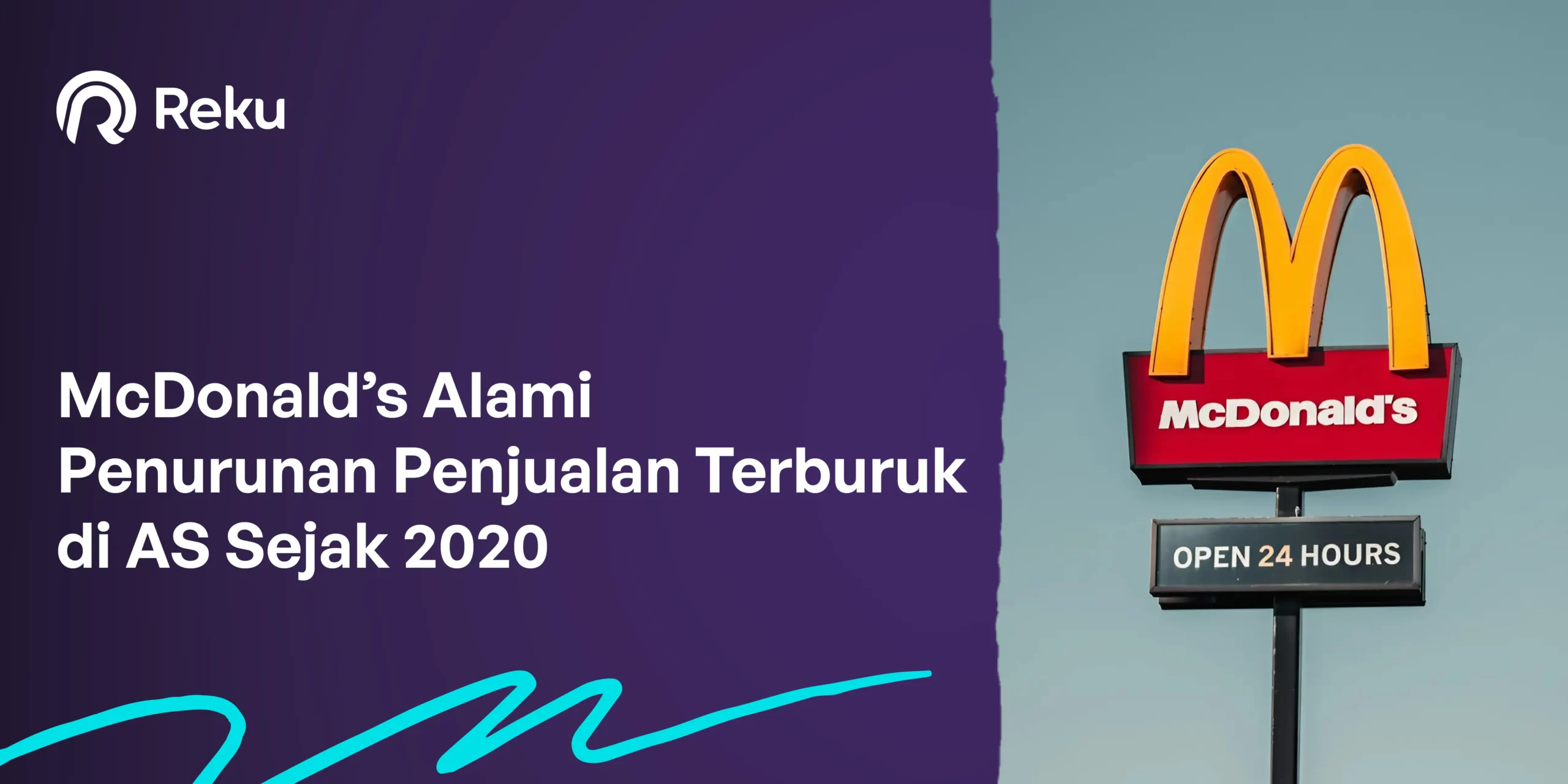McDonald’s Alami Penurunan Penjualan Terburuk di AS Sejak 2020