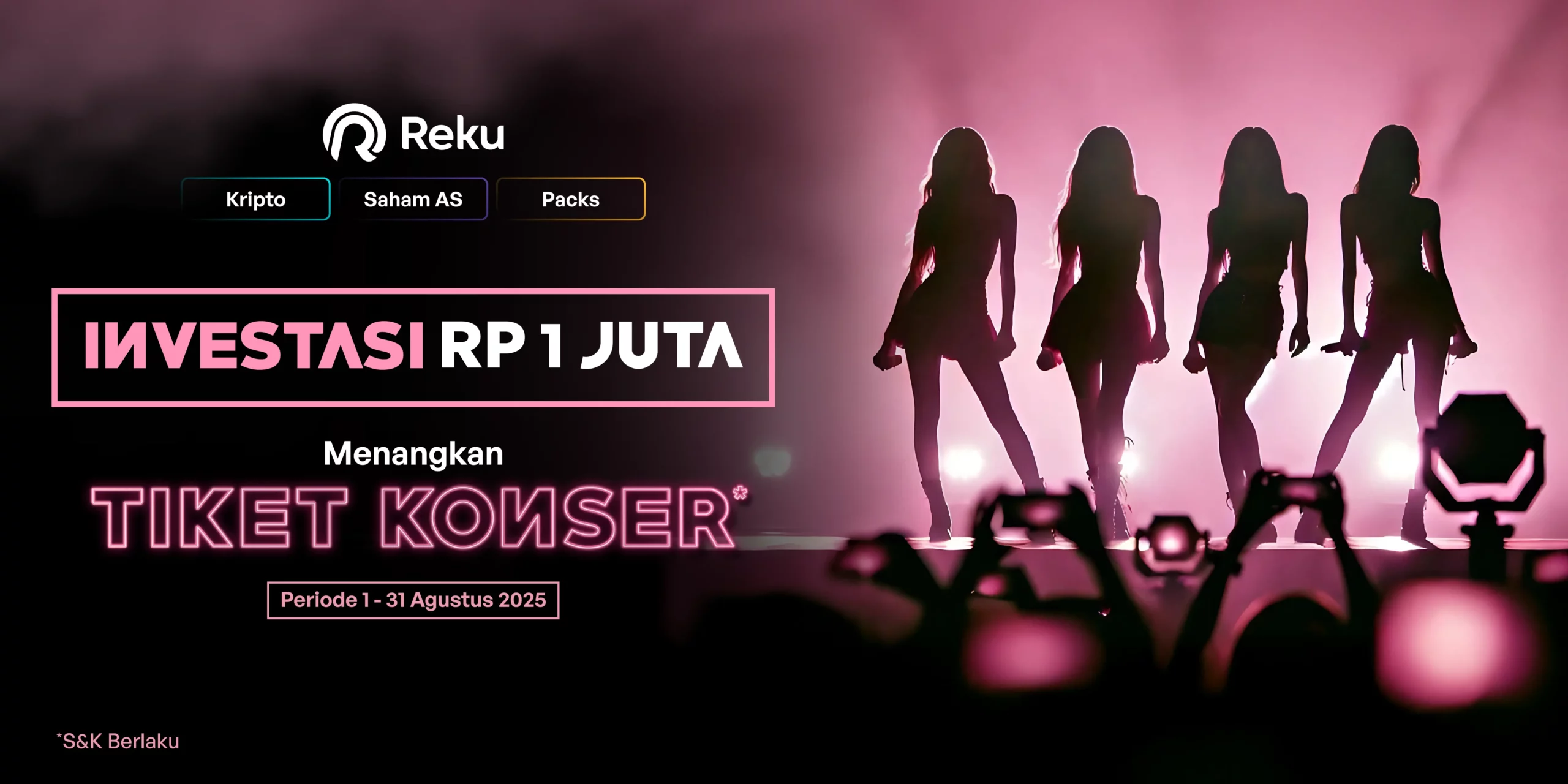 Nonton Blackpink GRATIS Bareng Reku! 🖤💗