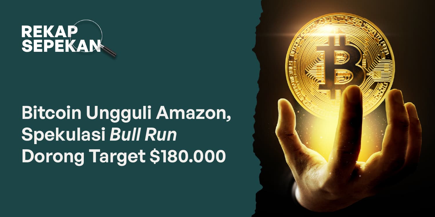 Bitcoin Ungguli Amazon, Spekulasi Bull Run Dorong Target $180.000