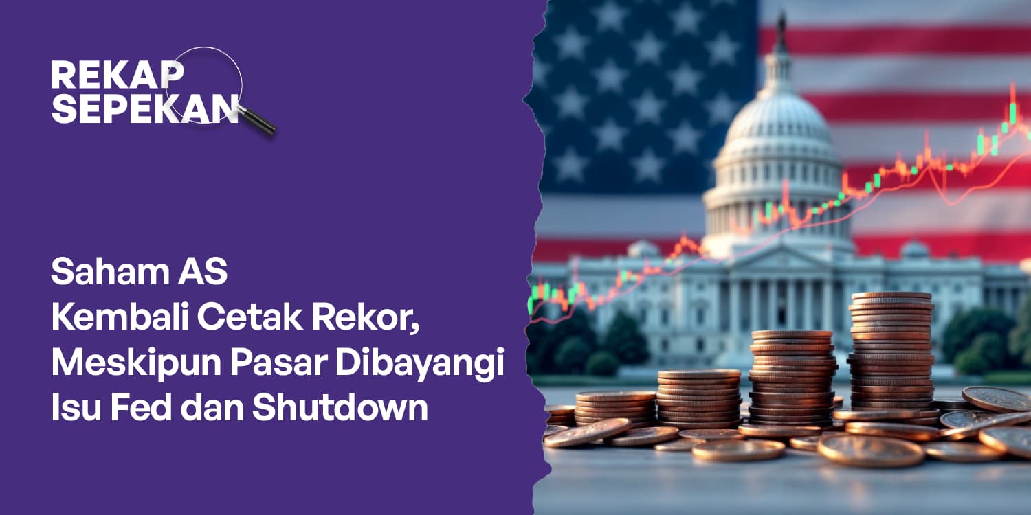 Saham AS Kembali Cetak Rekor, Meskipun Pasar Dibayangi Isu Fed dan Shutdown