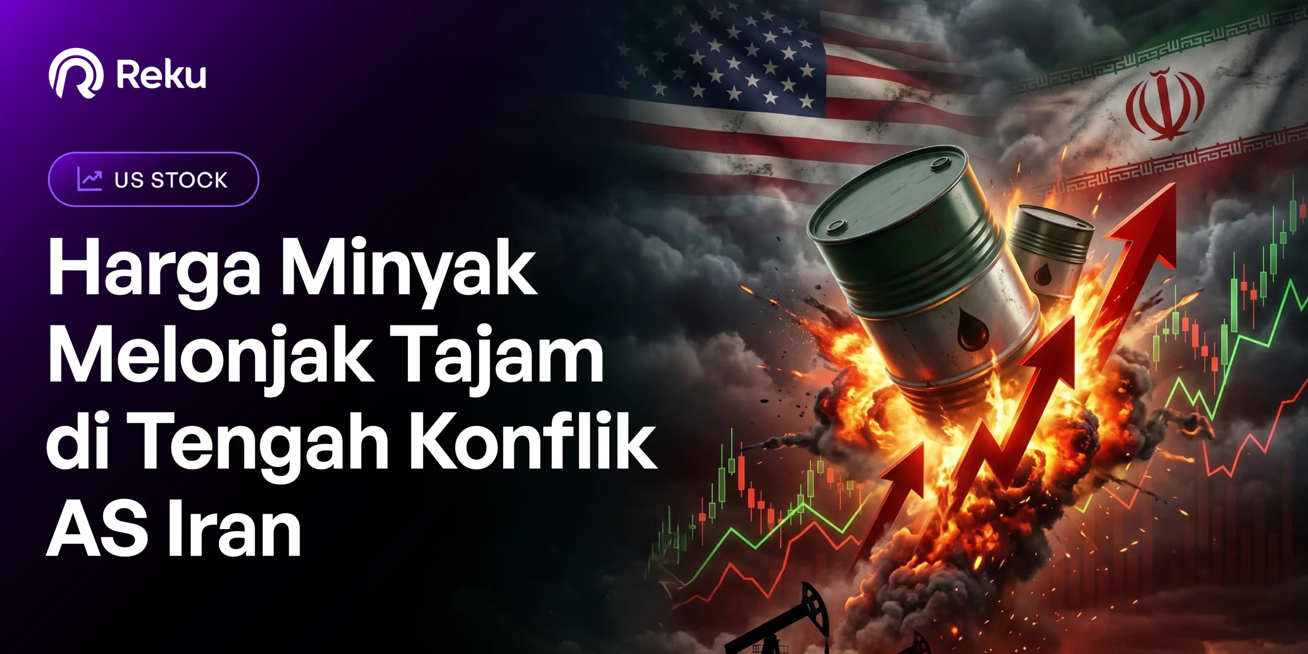 Harga Minyak Melonjak Tajam di Tengah Konflik AS Iran