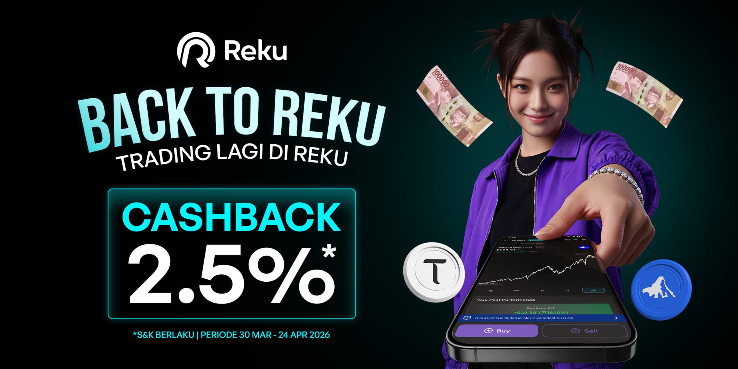 Yuk Balik Trading Lagi & Dapatkan Cashback 2.5% 🚀
