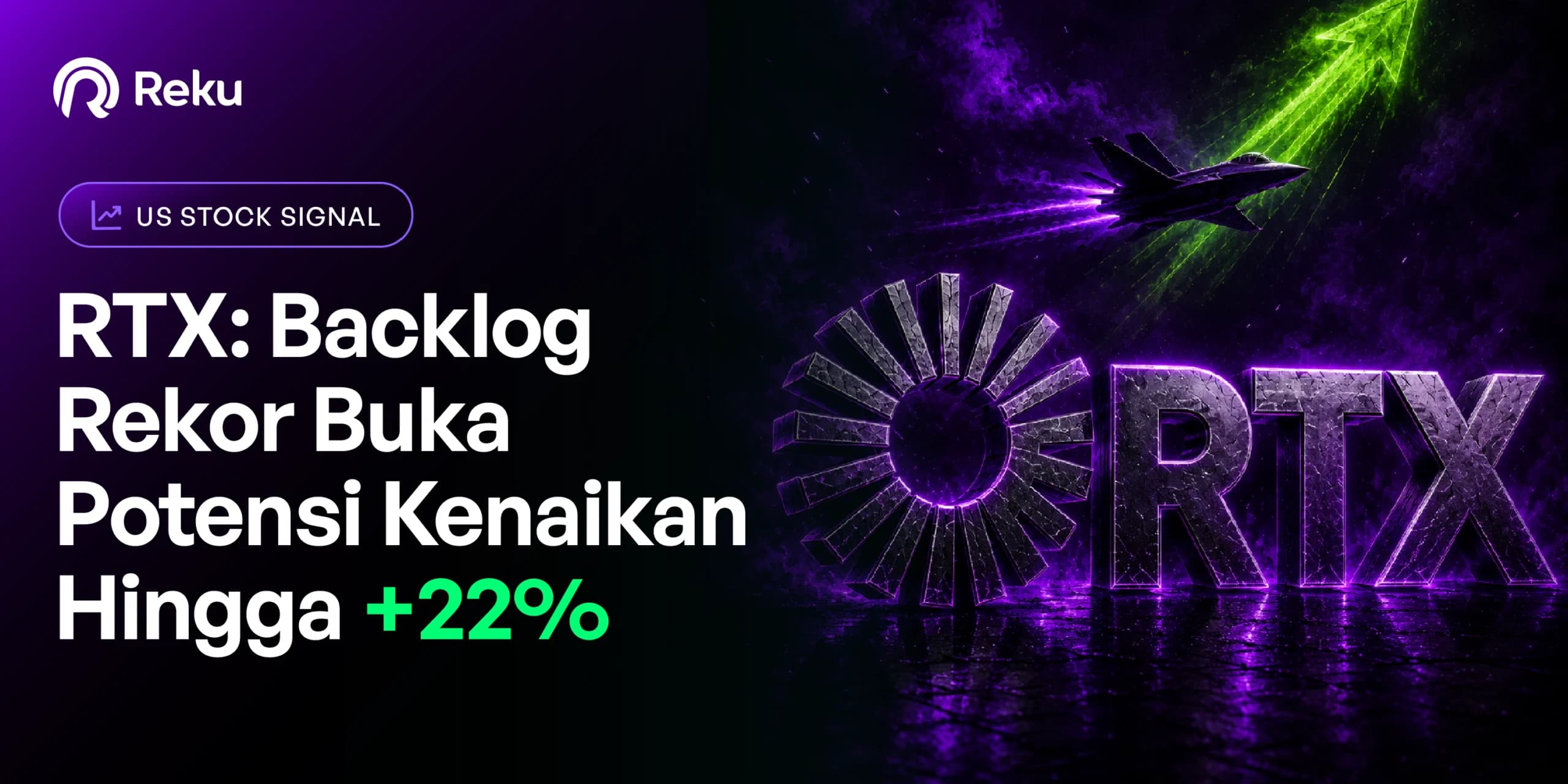 RTX: Backlog Rekor Buka Potensi Kenaikan Hingga 22%