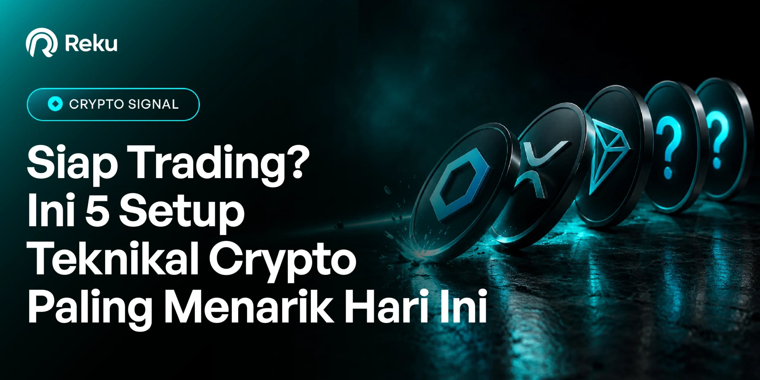 Siap Trading? Ini 5 Setup Teknikal Crypto Paling Menarik Hari Ini
