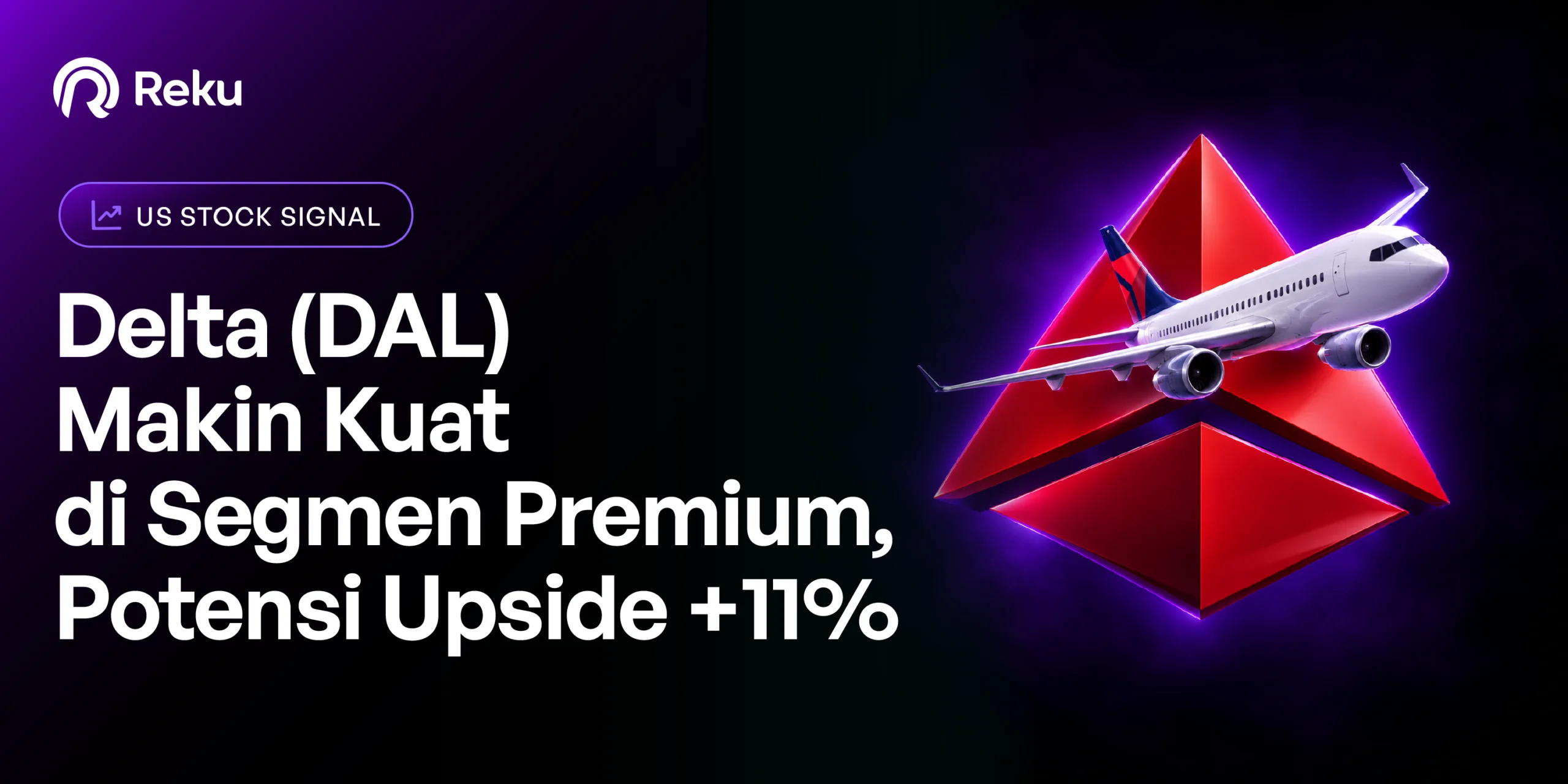 Delta (DAL) Makin Kuat di Segmen Premium, Potensi Upside hingga 11%