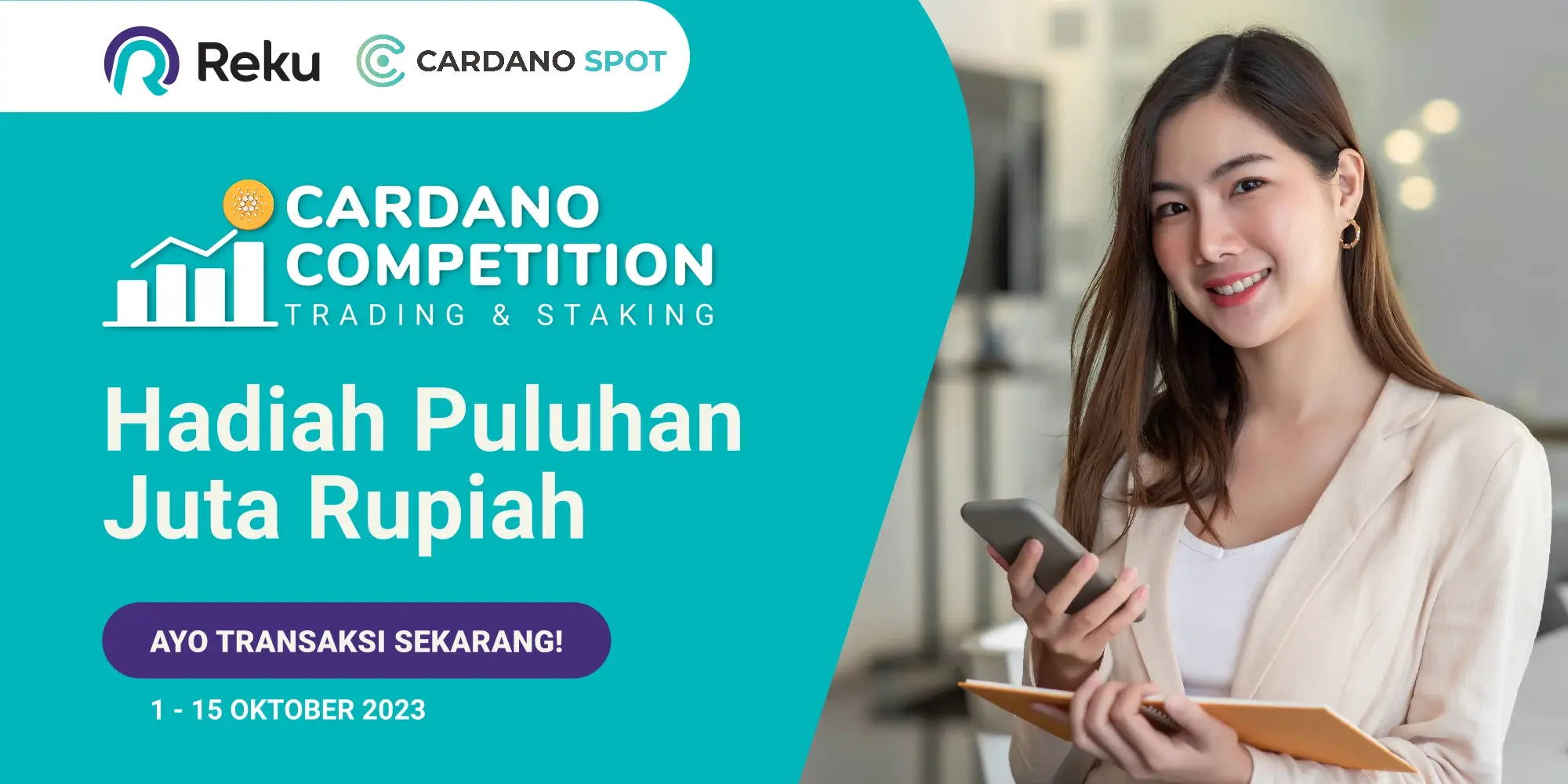 REKU CARDANO COMPETITION: TRADING DAN STAKING