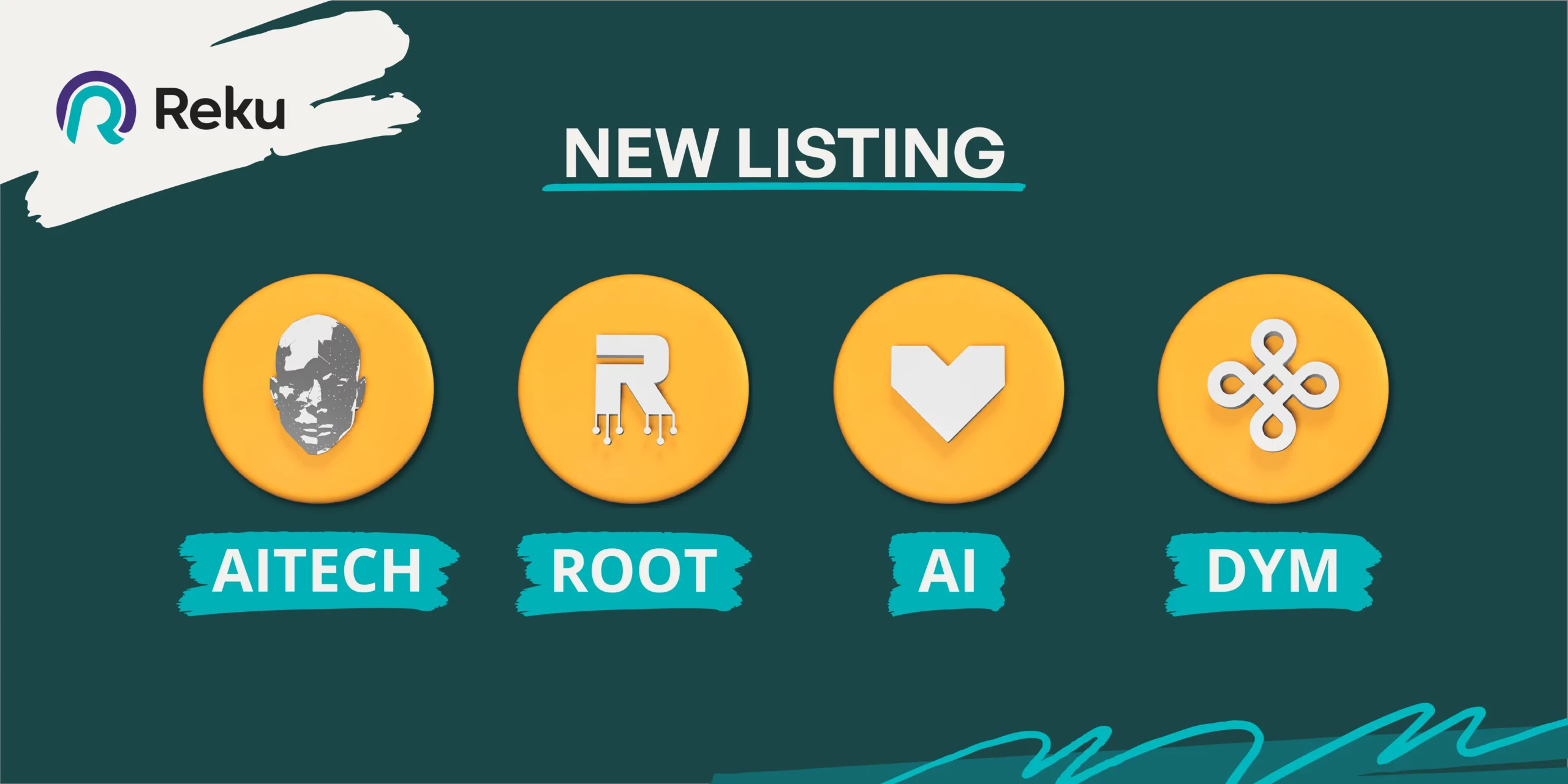 AITECH, ROOT, AI, dan DYM Sudah Dapat Diperjualbelikan di Reku!