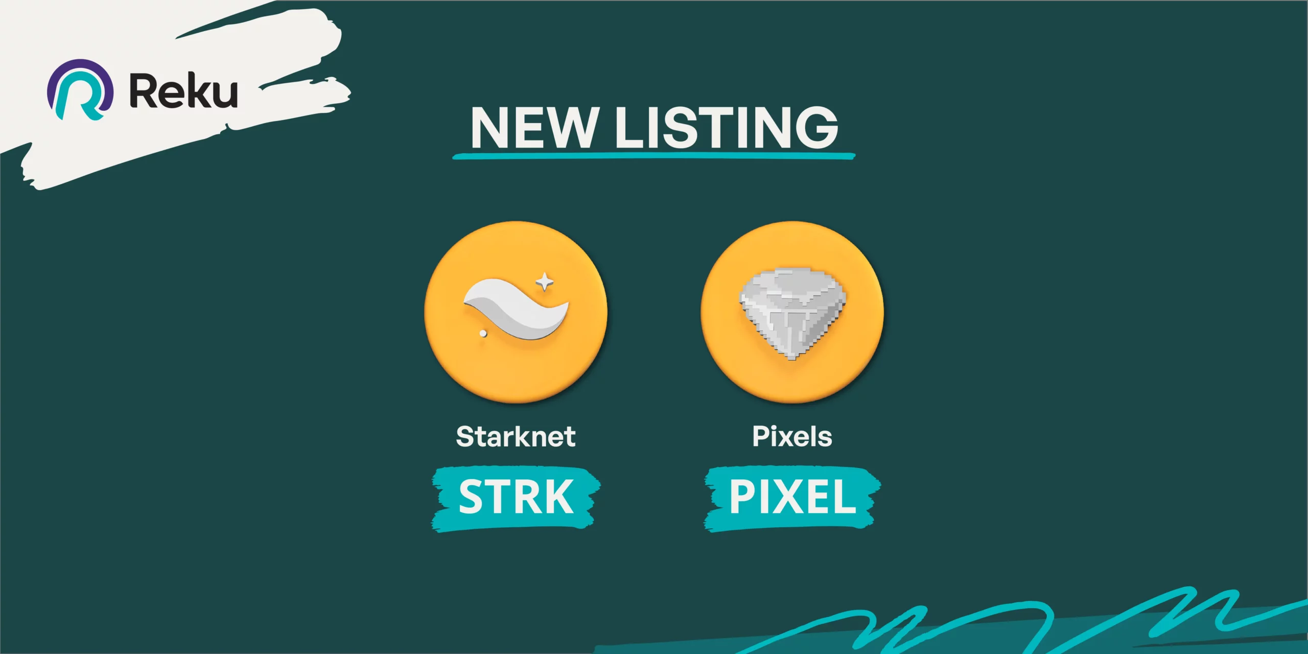 STRK dan PIXEL Sudah Dapat Diperjualbelikan di Reku!