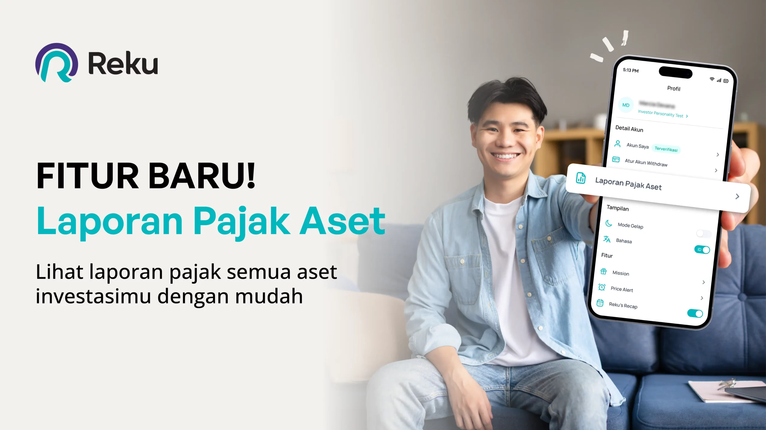 Fitur Laporan Pajak Aset Baru di Reku!