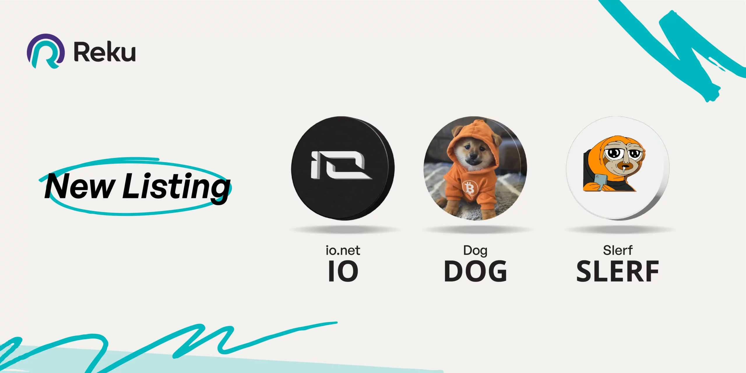 IO, DOG, dan SLERF Sudah Dapat Diperjualbelikan di Reku!