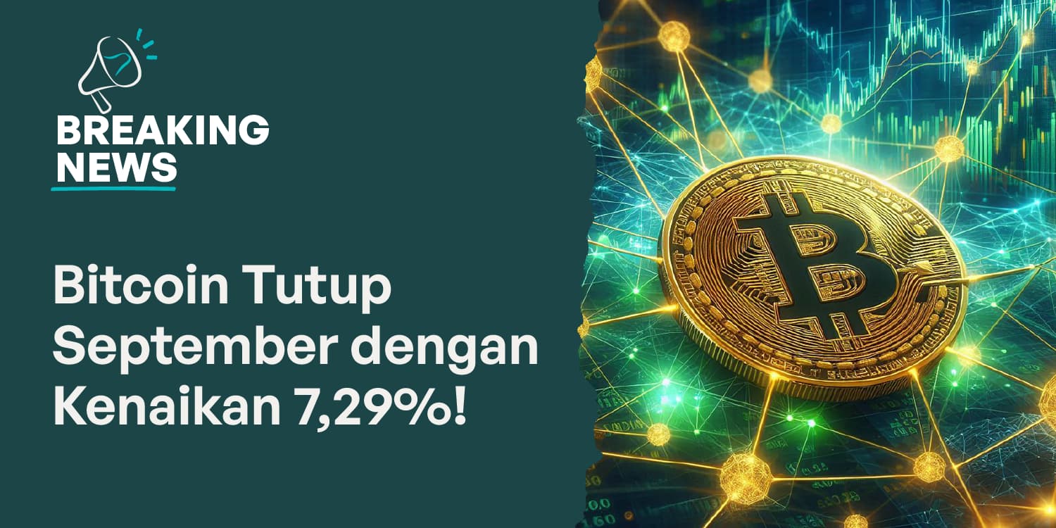 Harga Bitcoin Ditutup Positif di Bulan September, Sinyal Uptober Semakin Kuat?