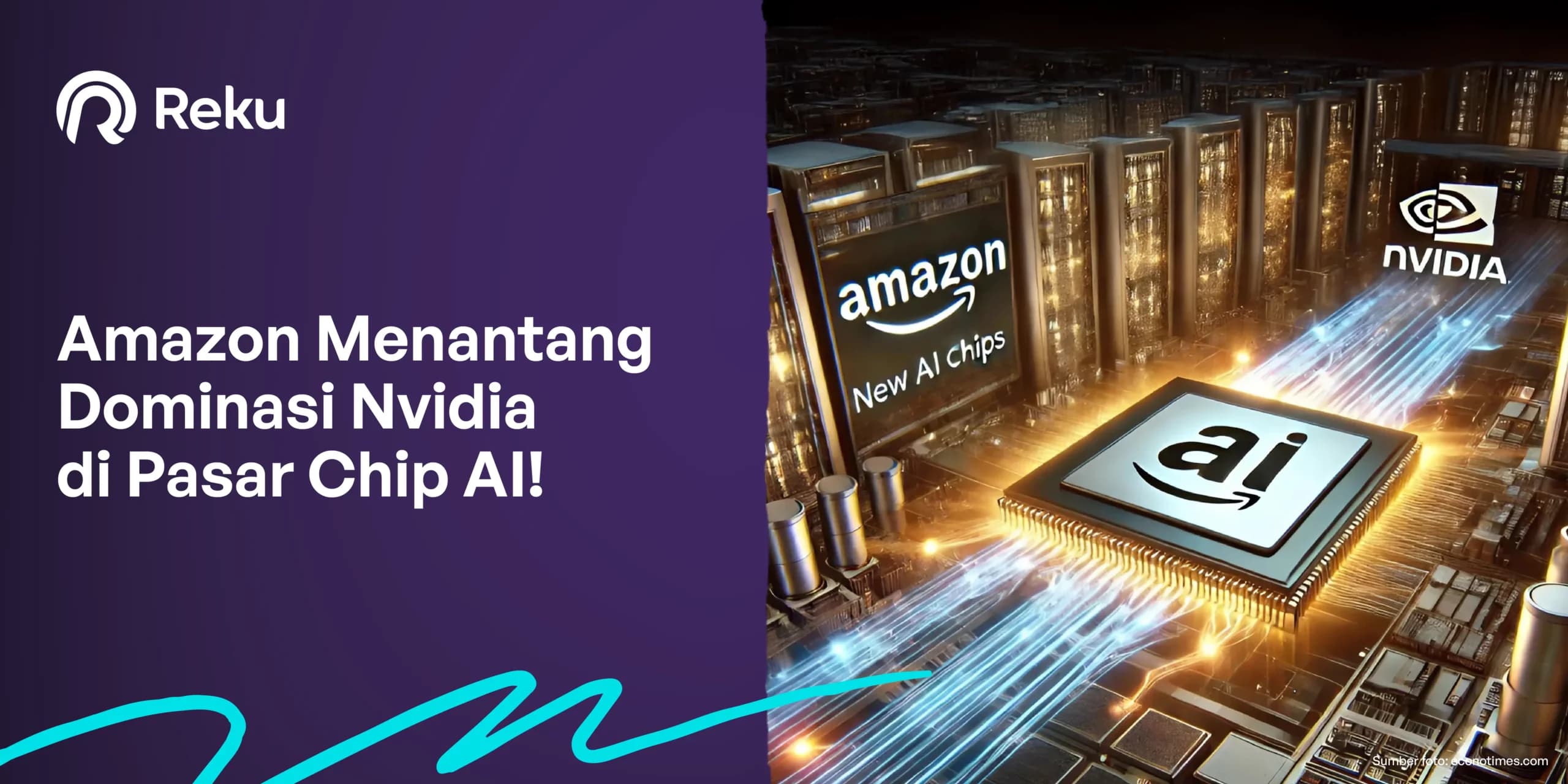 Amazon Menantang Dominasi Nvidia di Pasar Chip AI!