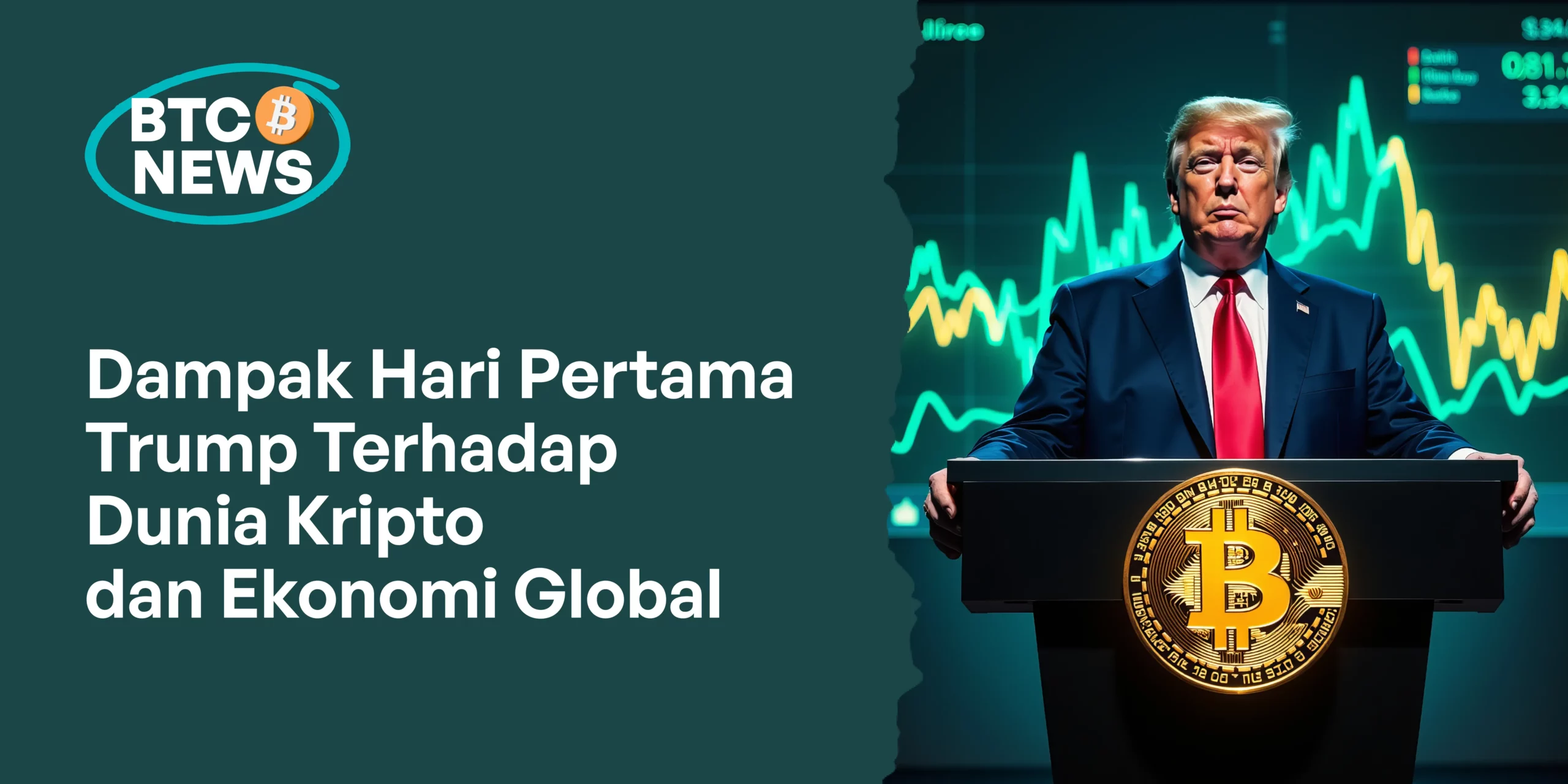 Dampak Hari Pertama Trump Terhadap Dunia Kripto dan Ekonomi Global