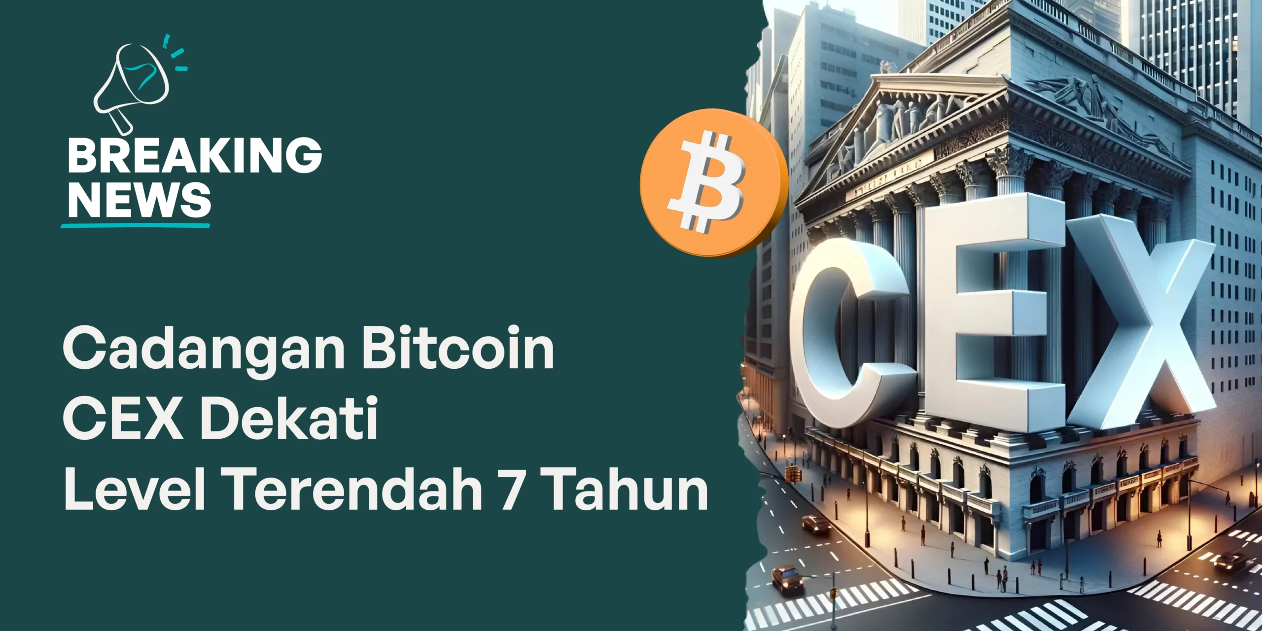 Cadangan Bitcoin di Exchange Dekati Level Terendah Dalam 7 Tahun
