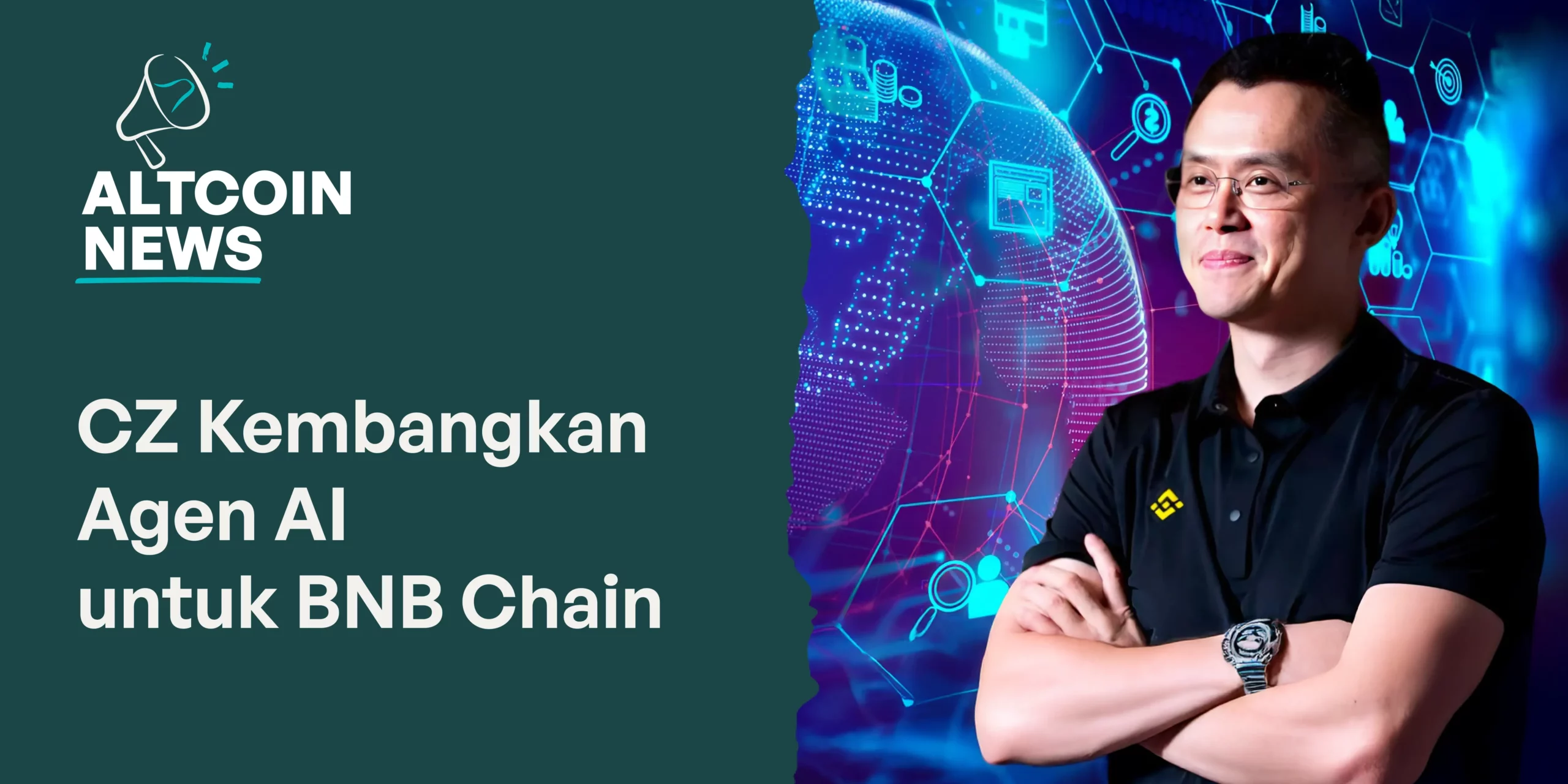 CZ Mulai Kembangkan Agen AI untuk Blockchain BNB
