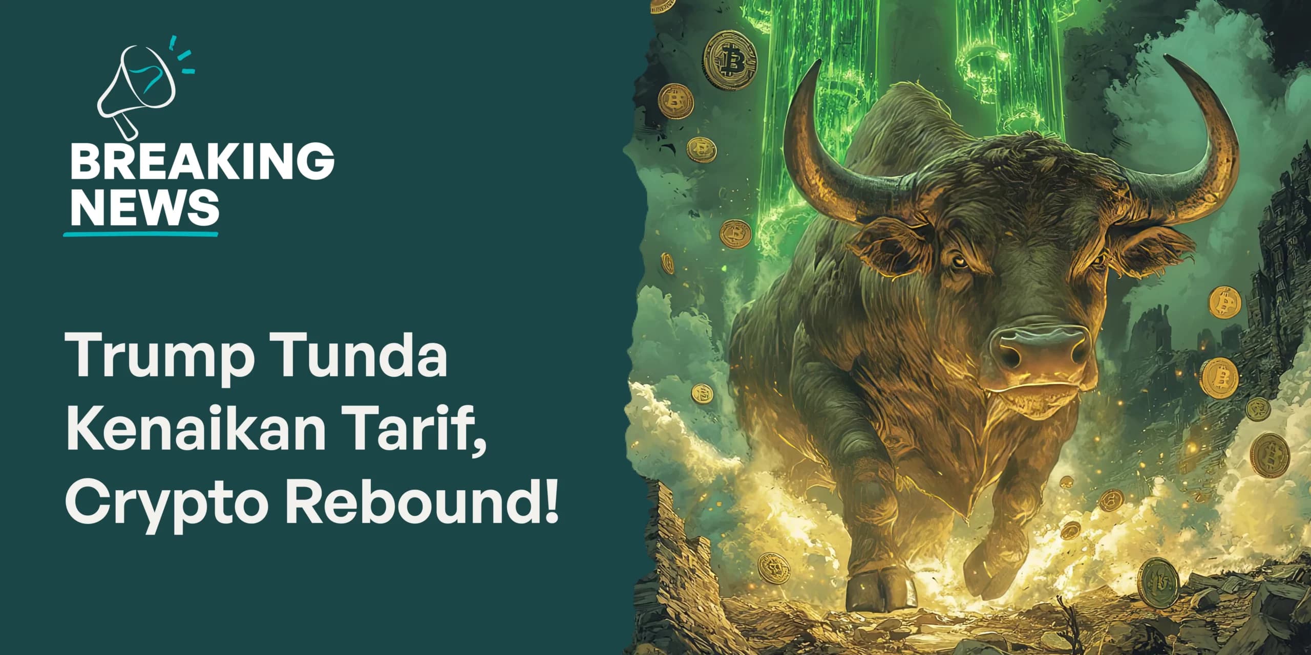 Trump Tunda Naikkan Tarif Impor AS, Crypto Menguat!