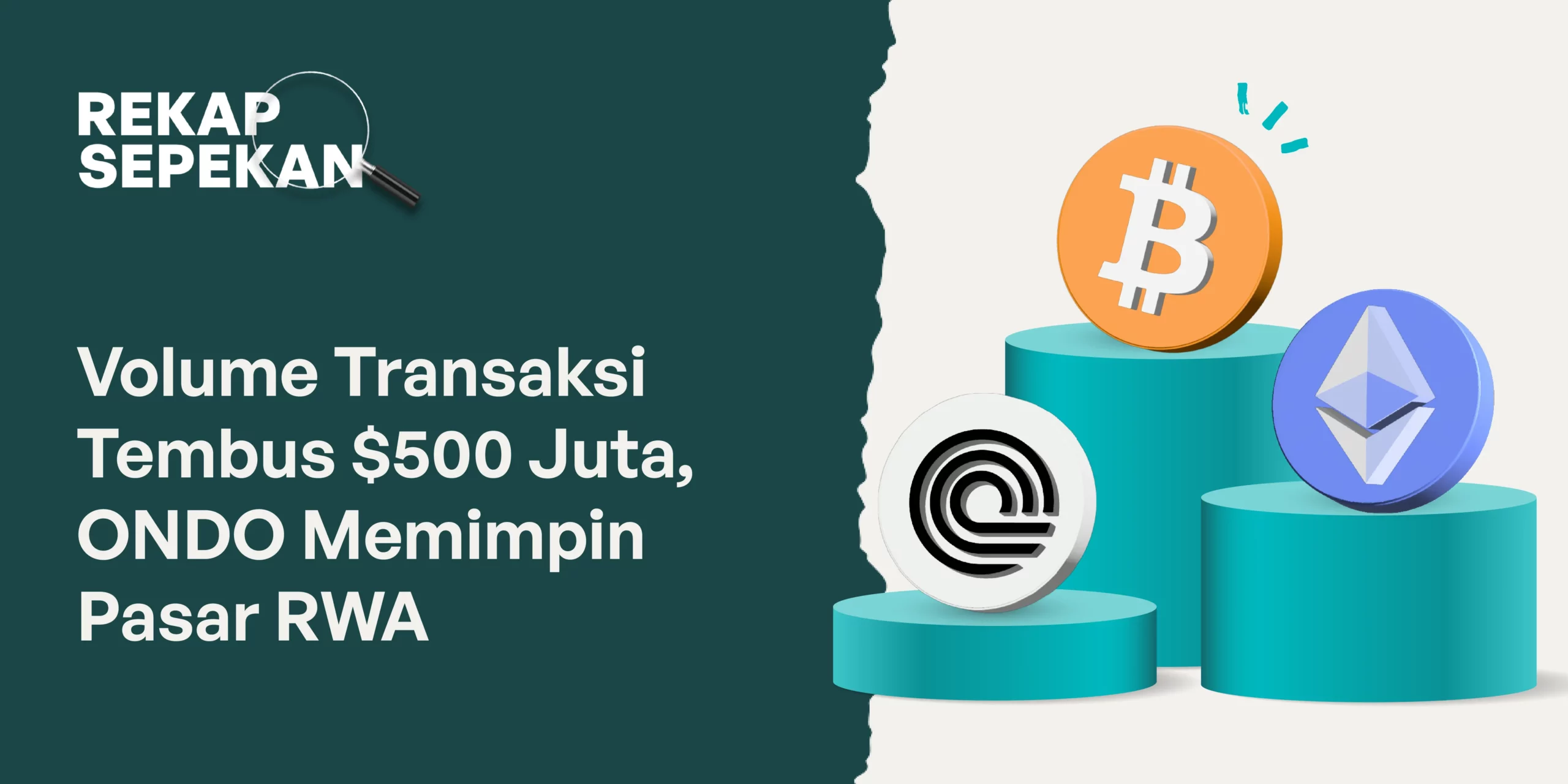 Volume Transaksi Tembus $500 Juta, ONDO Memimpin Pasar RWA