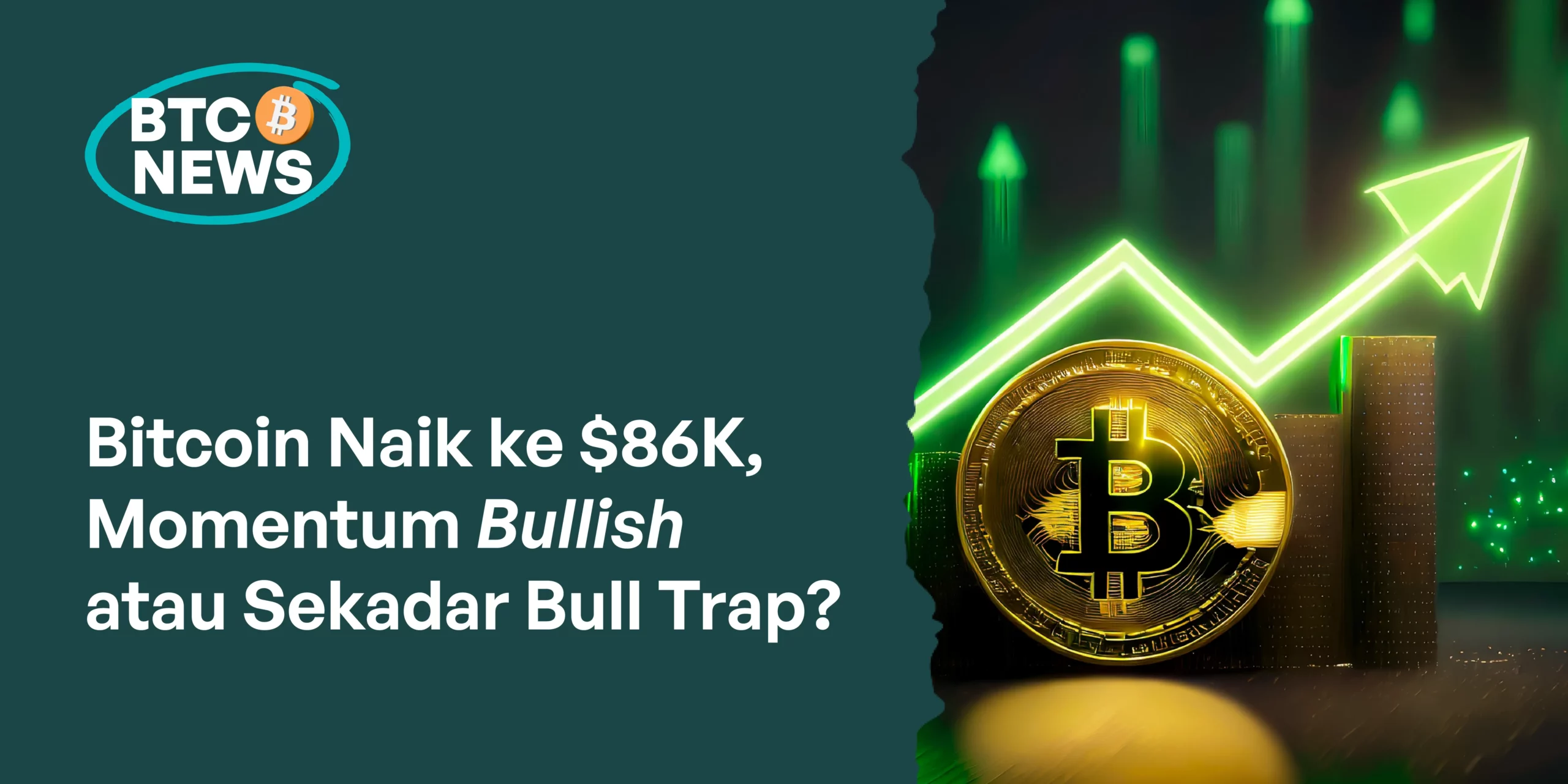 Bitcoin Naik ke $86K, Momentum Bullish atau Sekadar Bull Trap?