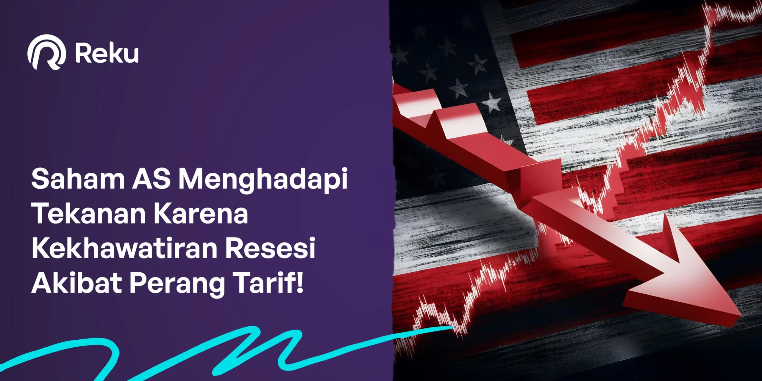 Saham AS Menghadapi Tekanan Karena Kekhawatiran Resesi Akibat Perang Tarif!