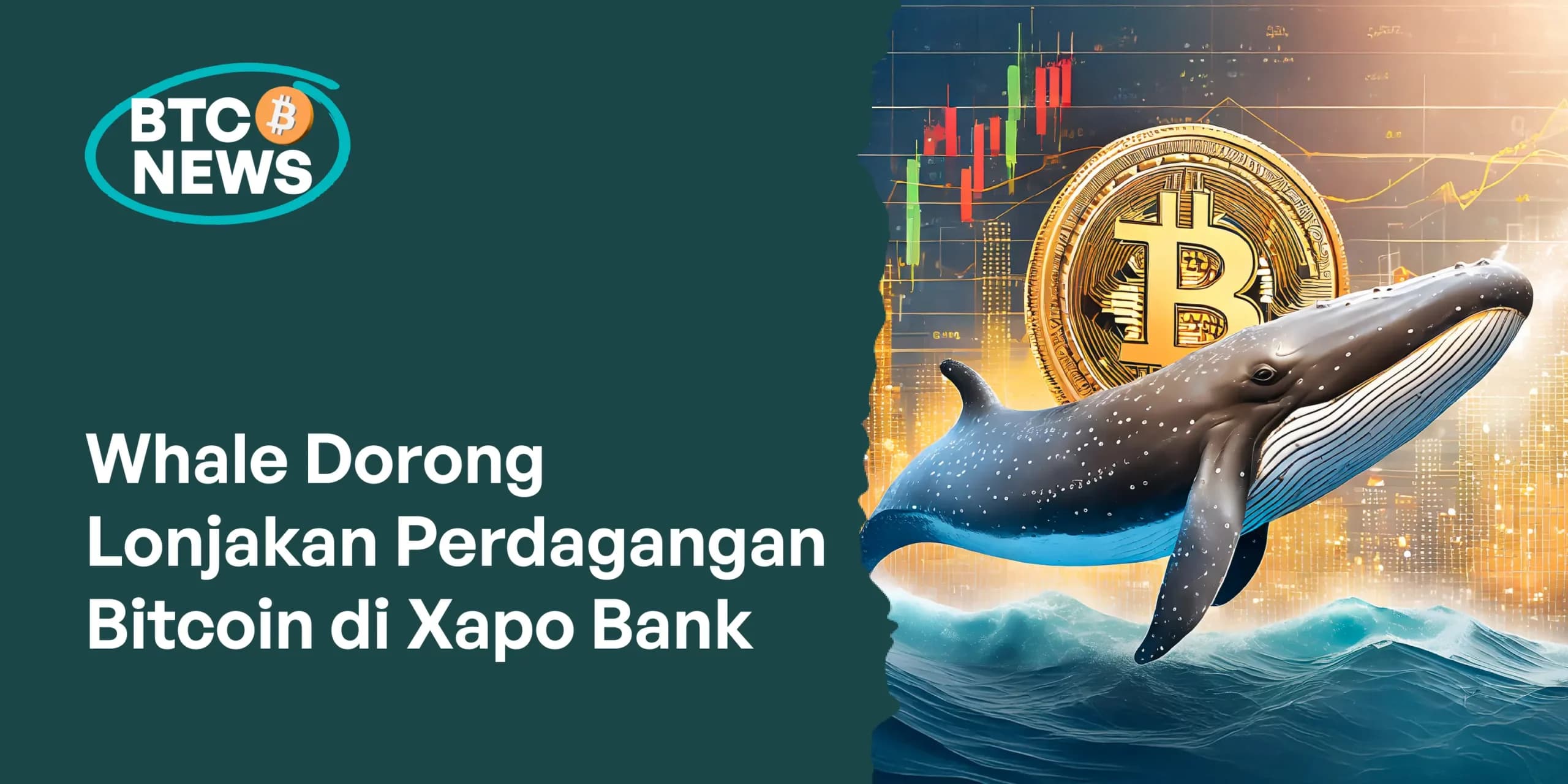 Whale Dorong Lonjakan Perdagangan Bitcoin di Xapo Bank