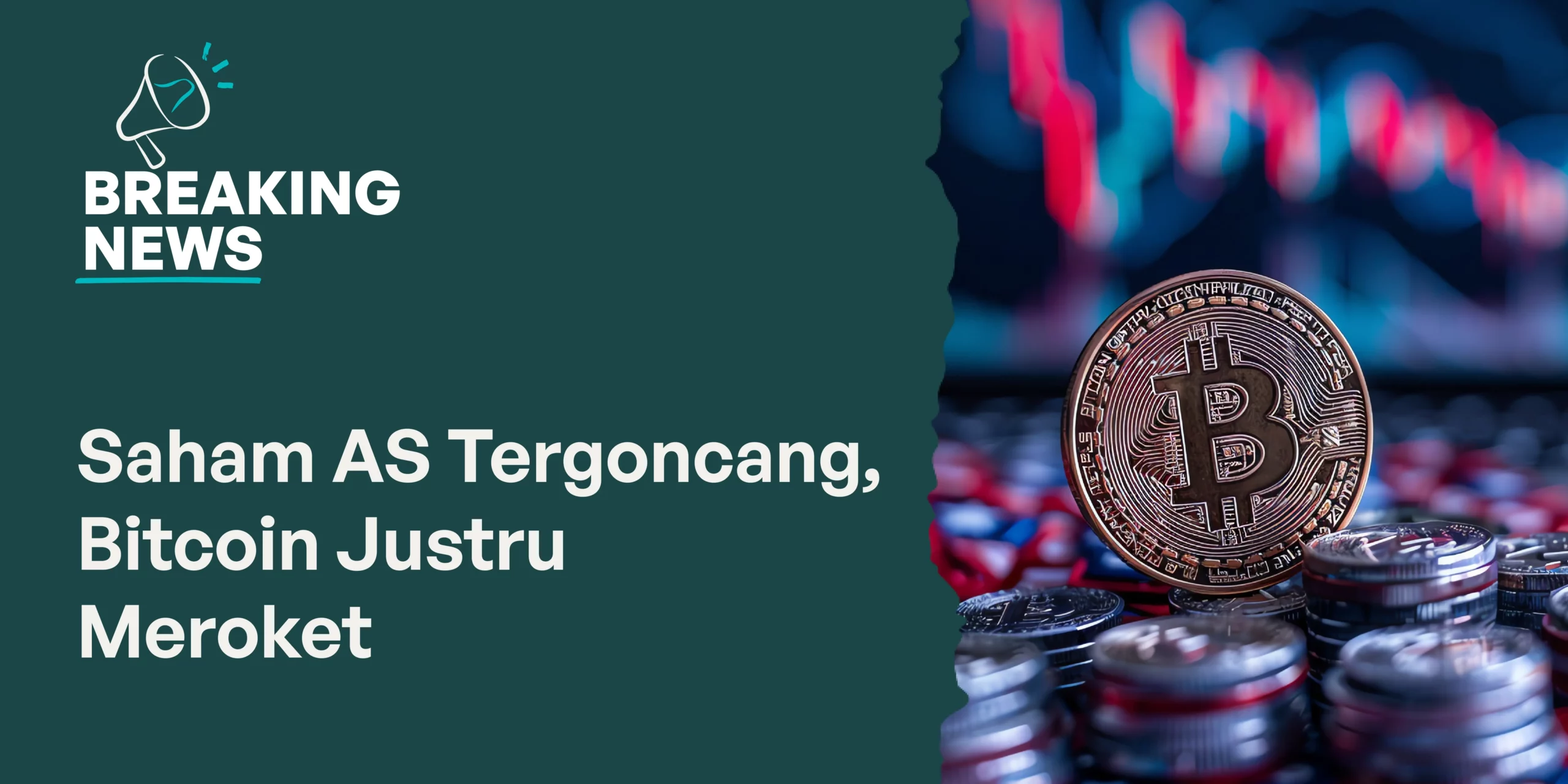 Saham AS Tergoncang, Harga Bitcoin Justru Naik?