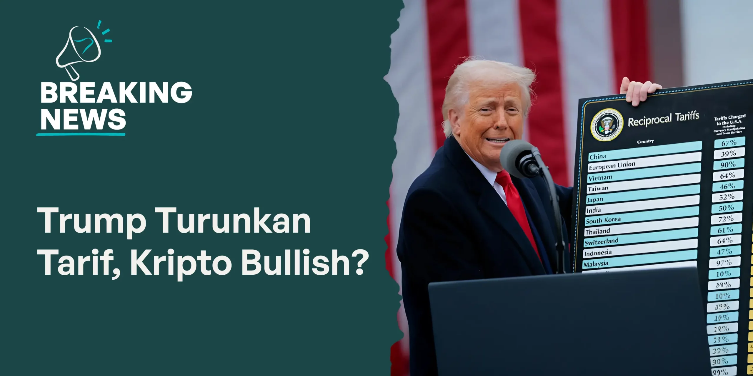 Trump Turunkan Tarif, Harga Bitcoin Hari Ini Naik Signifikan?