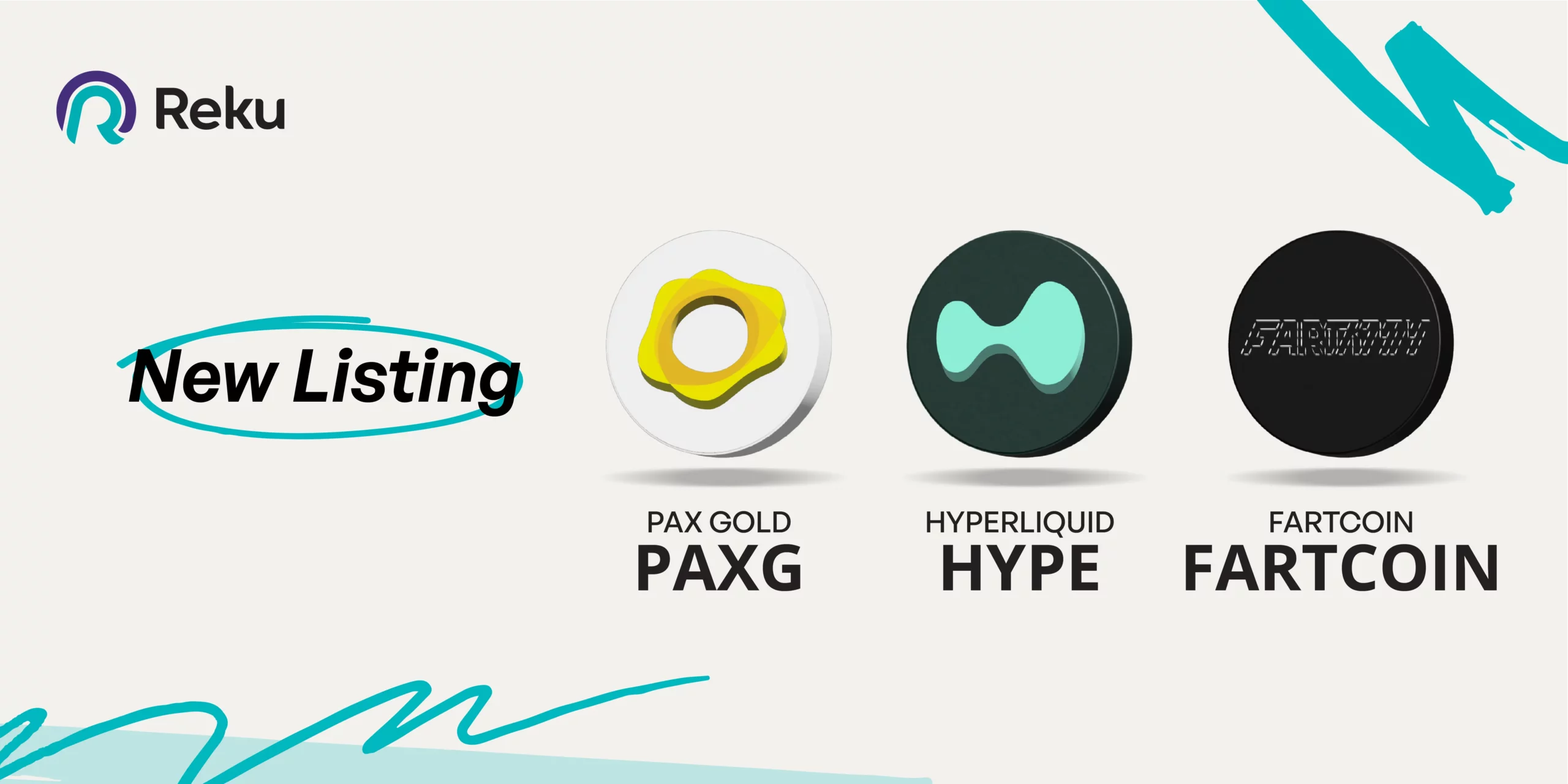 PAXG, HYPE, dan FARTCOIN Sudah Dapat Diperjualbelikan di Reku!