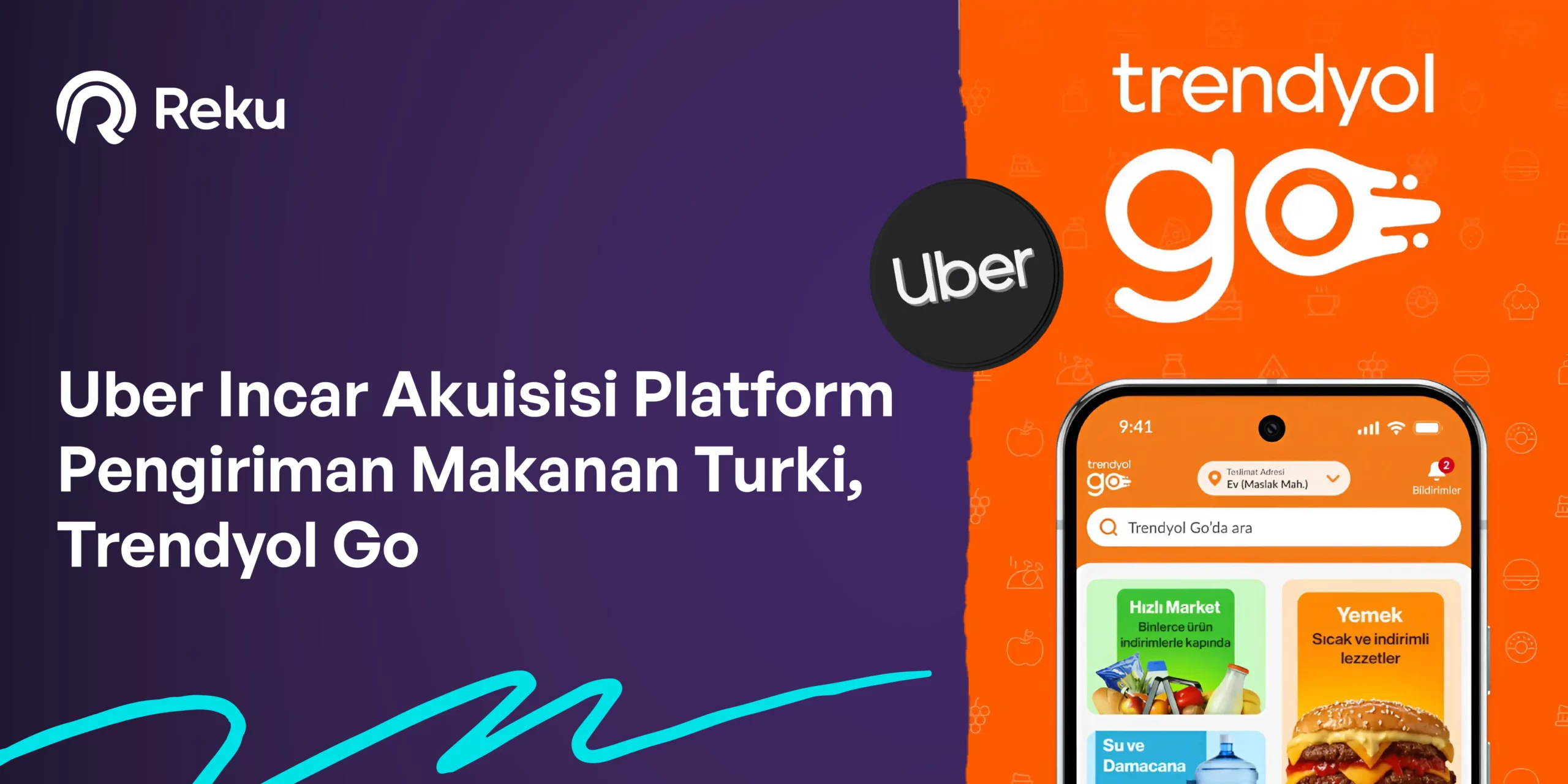 Uber Incar Akuisisi Platform Pengiriman Makanan Turki, Trendyol Go