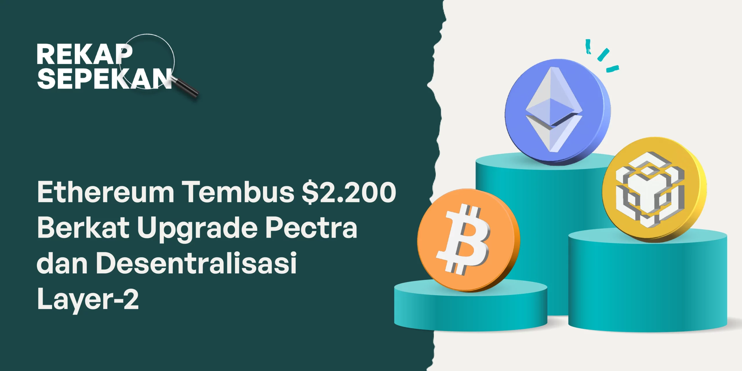 Ethereum Tembus $2.200 Didukung Upgrade Pectra dan Desentralisasi Layer-2