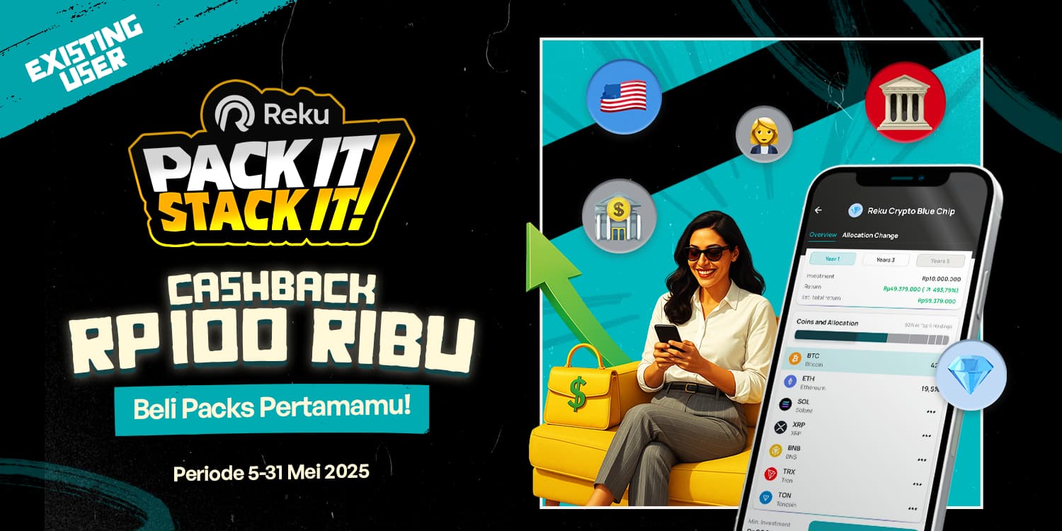 Beli Reku Packs Pertamamu, Dapatkan Cashback Rp 100.000!