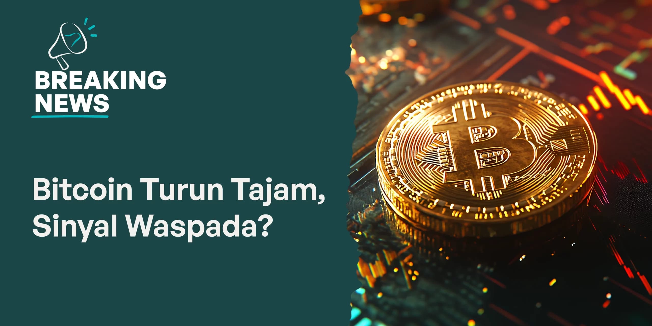 Harga Bitcoin Hari Ini Turun Tajam, Sinyal Waspada?