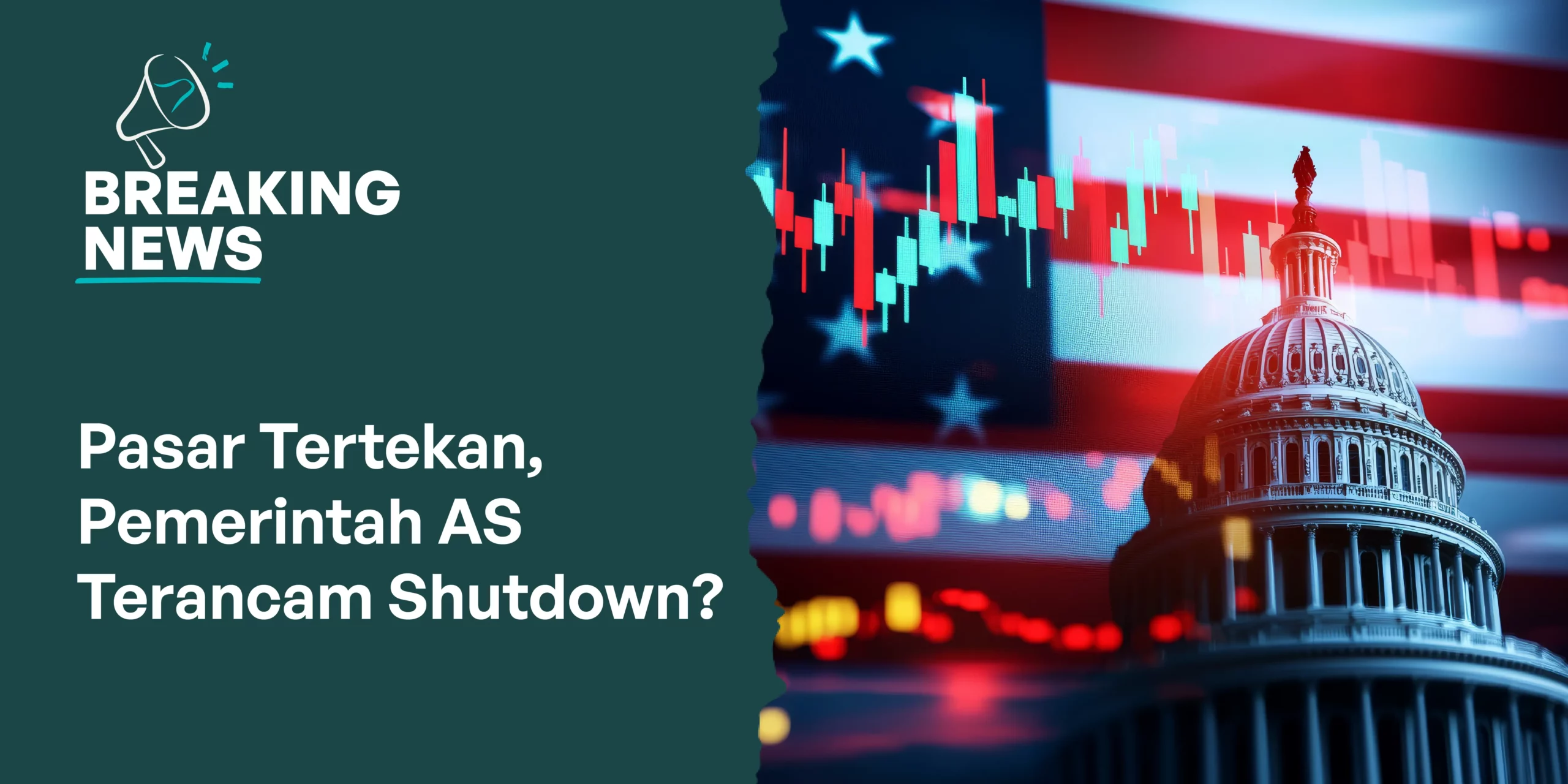 Harga Bitcoin Tertekan, Pemerintah AS Terancam Shutdown?