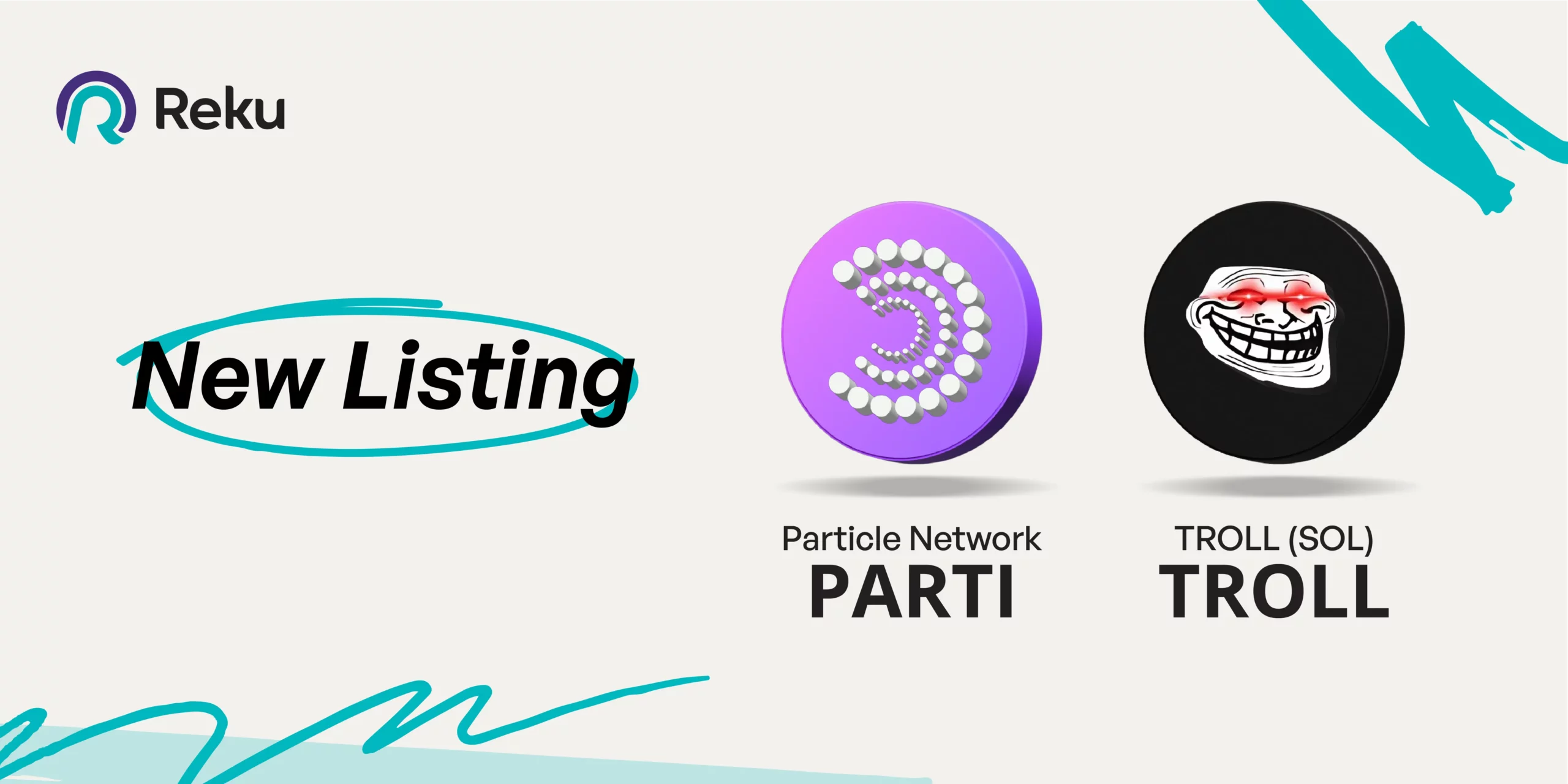 PARTI, dan TROLL Sudah Bisa Diperjualbelikan di Reku!