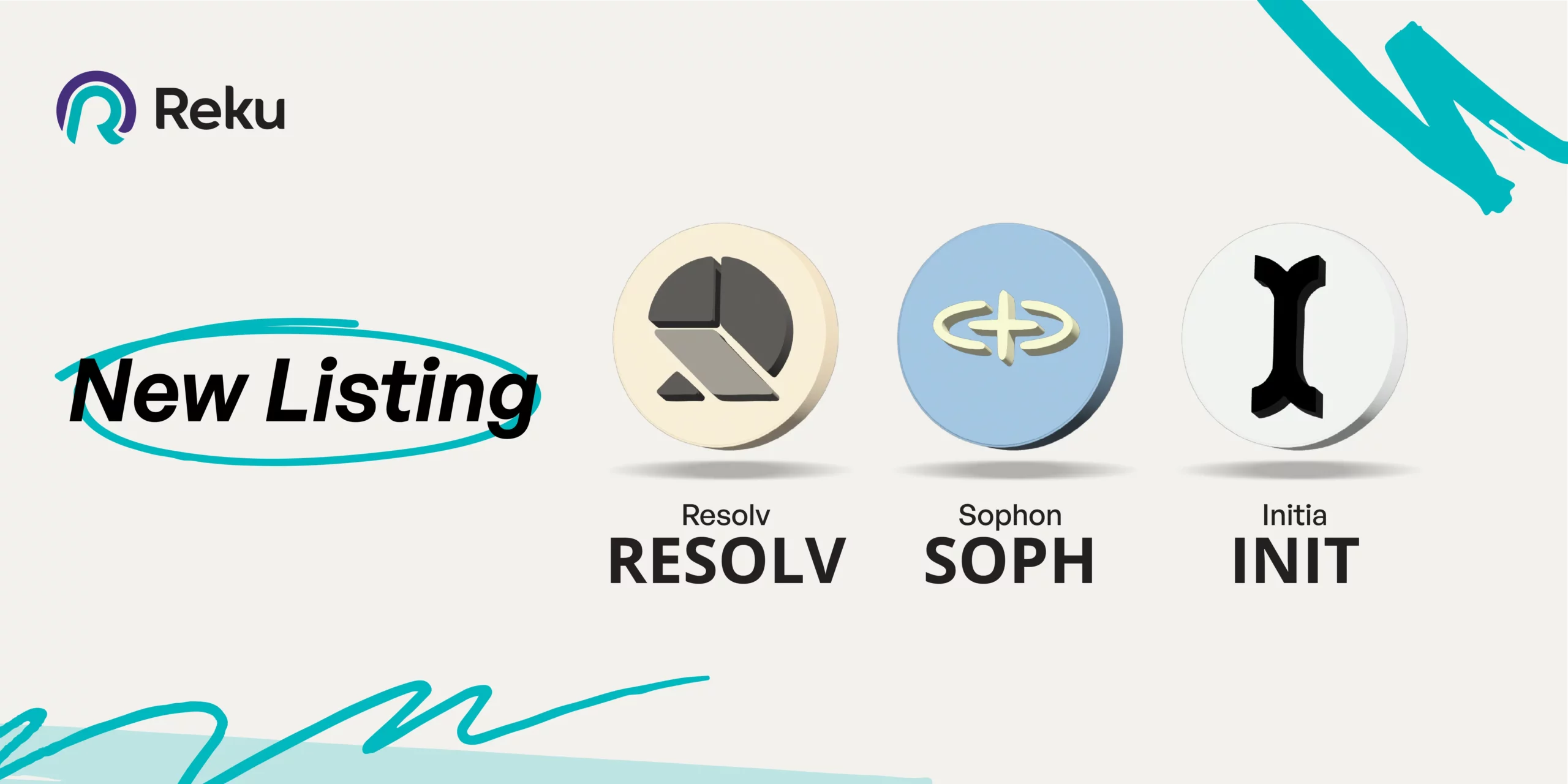 RESOLV, SOPH, dan INIT Sudah Bisa Diperjualbelikan di Reku!