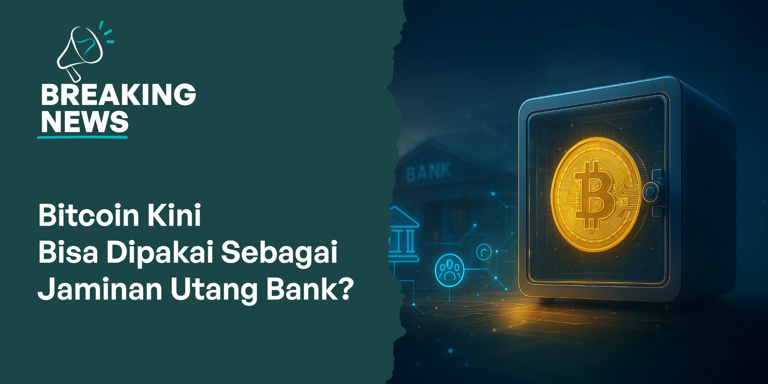 Bullish, Bitcoin Kini Diterima Sebagai Jaminan Utang Bank?