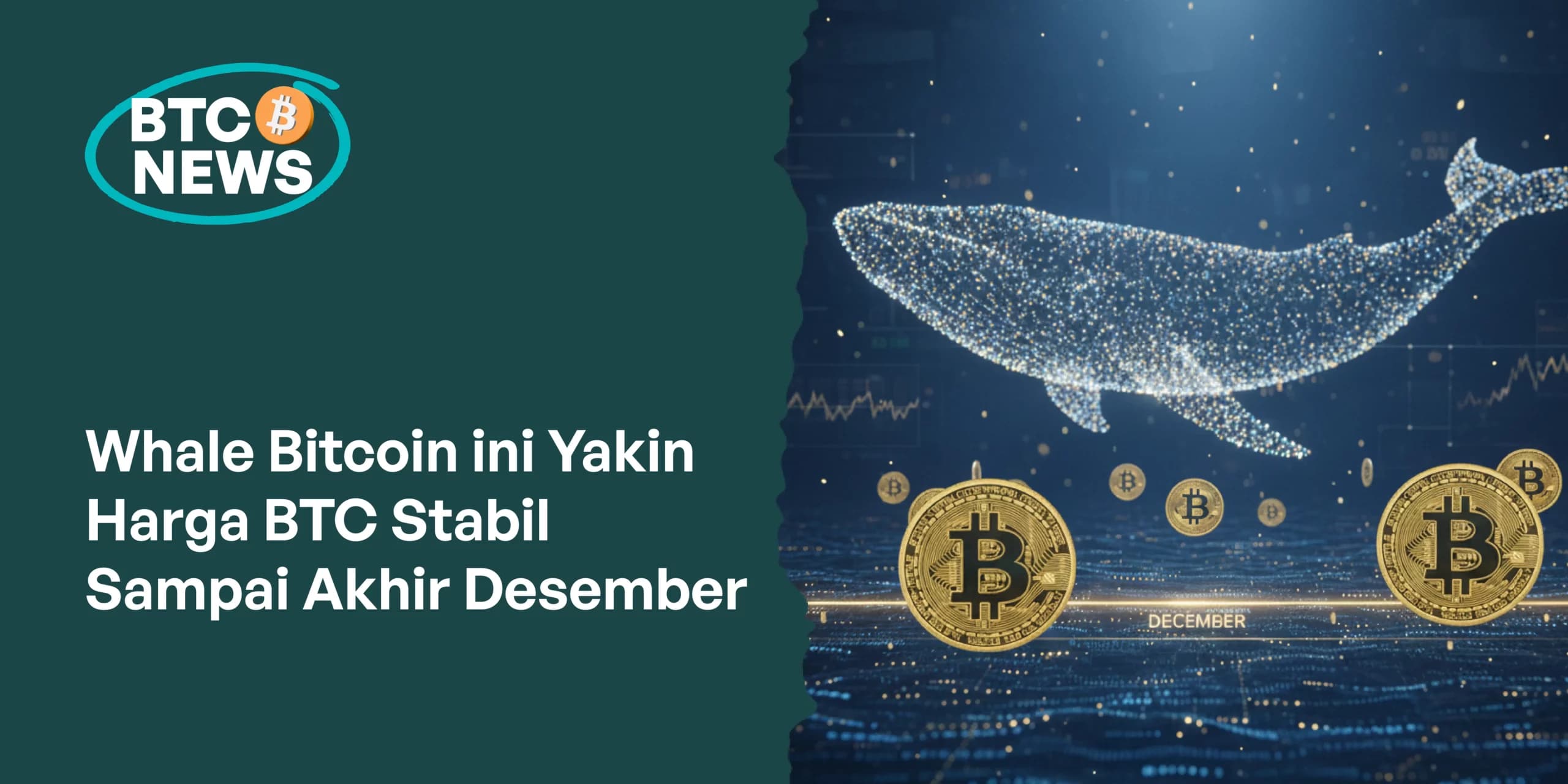 Whale Bitcoin ini Yakin Harga BTC Stabil Sampai Akhir Desember