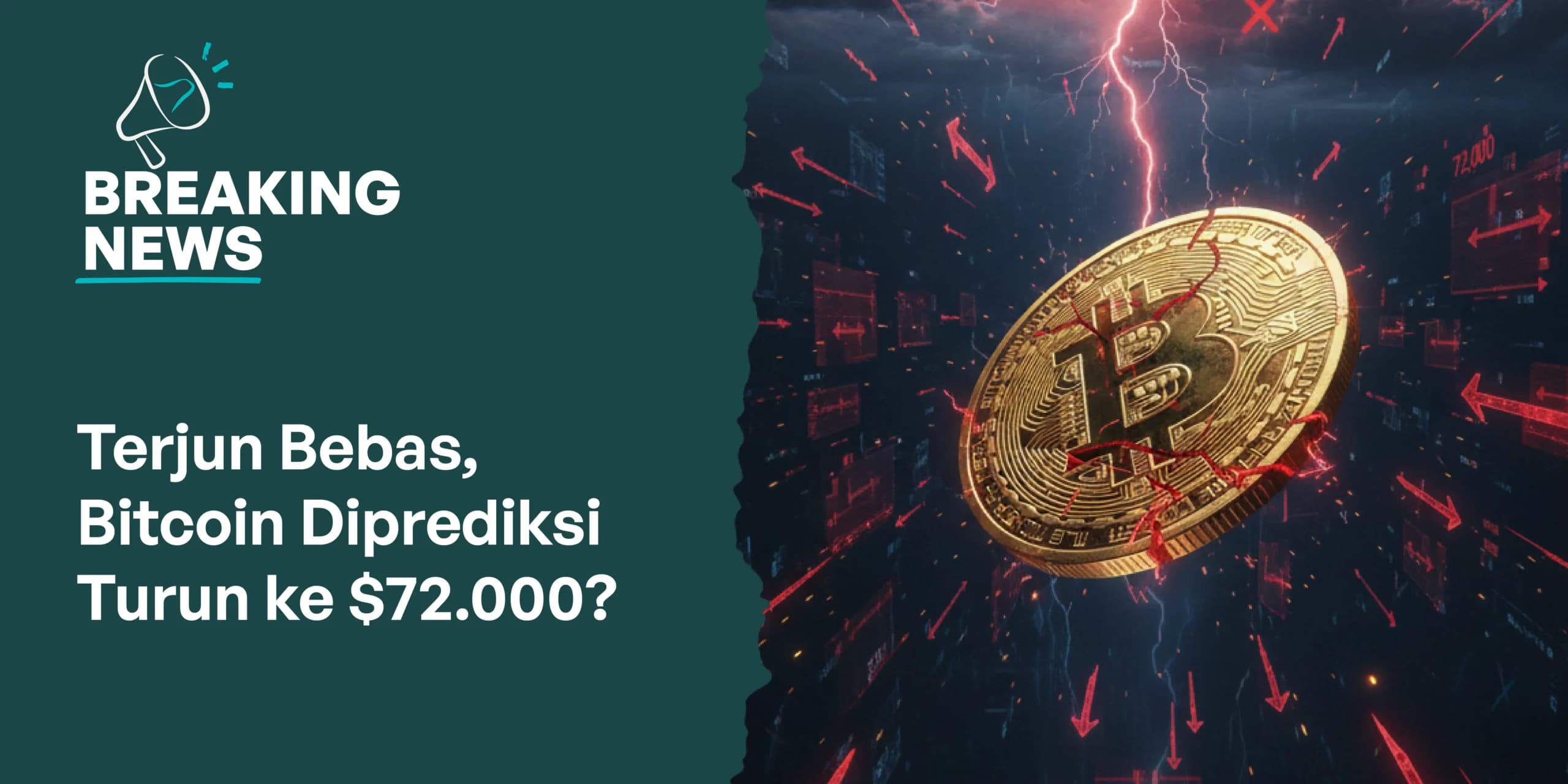 Harga Bitcoin Anjlok, Diprediksi Lanjut Turun ke $72.000?!