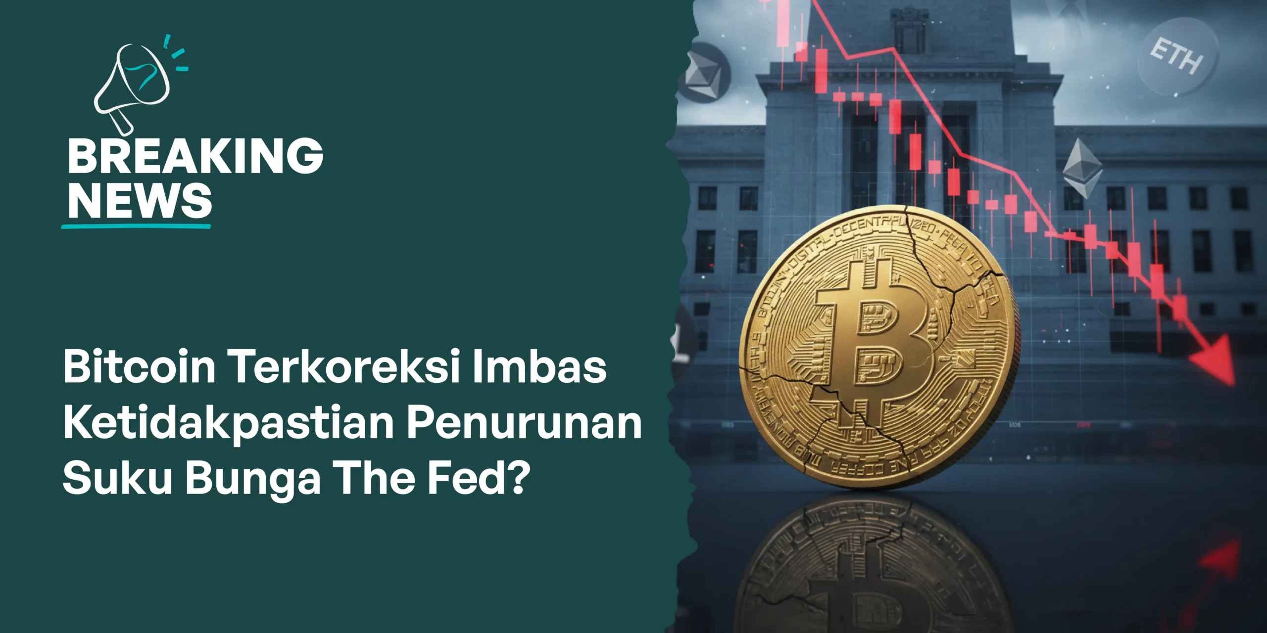 Harga Bitcoin Turun, Imbas Ketidakpastian Rate Cut?