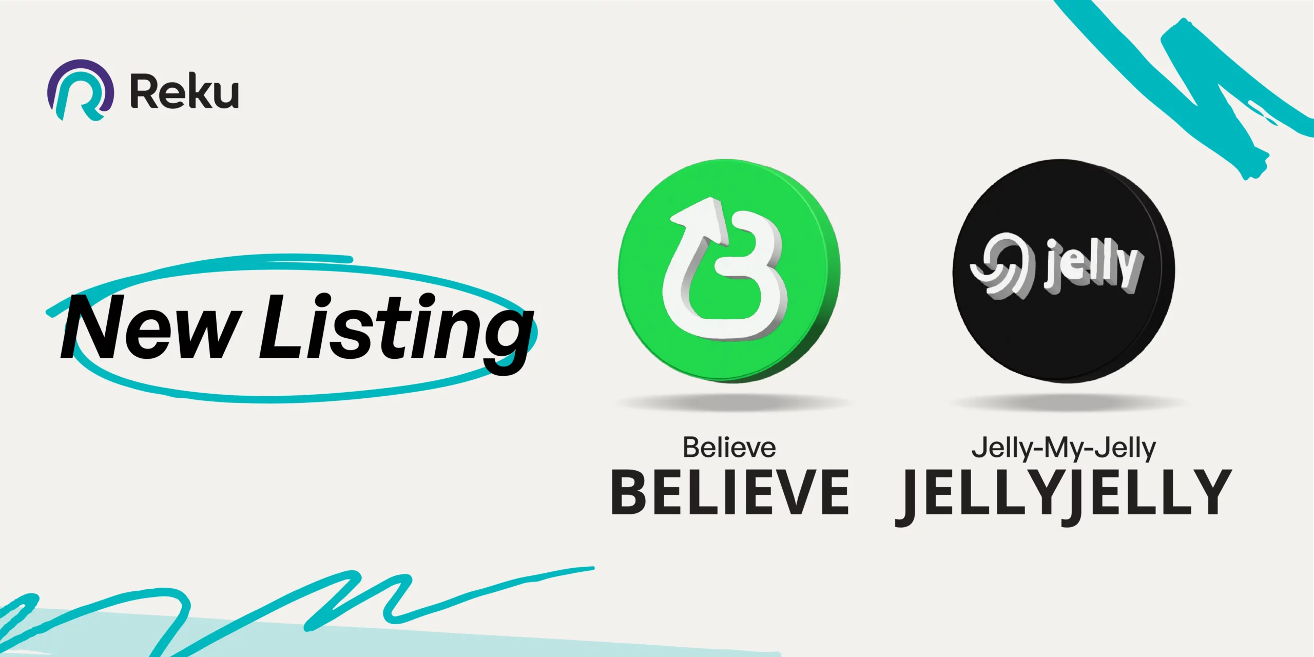 JELLYJELLY dan BELIEVE Sudah Dapat Diperjualbelikan di Reku!