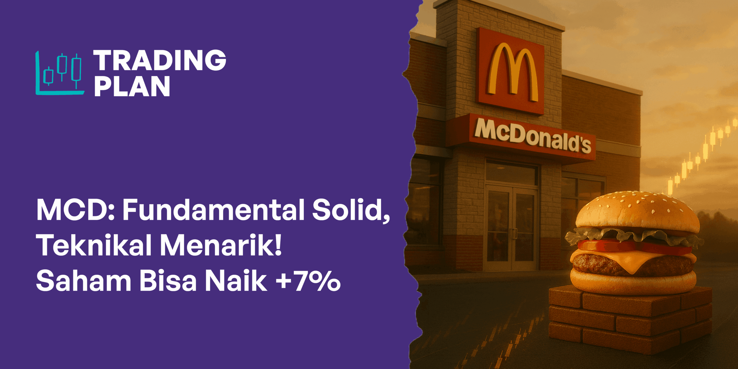 MCD: Fundamental Solid, Teknikal Menarik! Saham Bisa Naik +7%